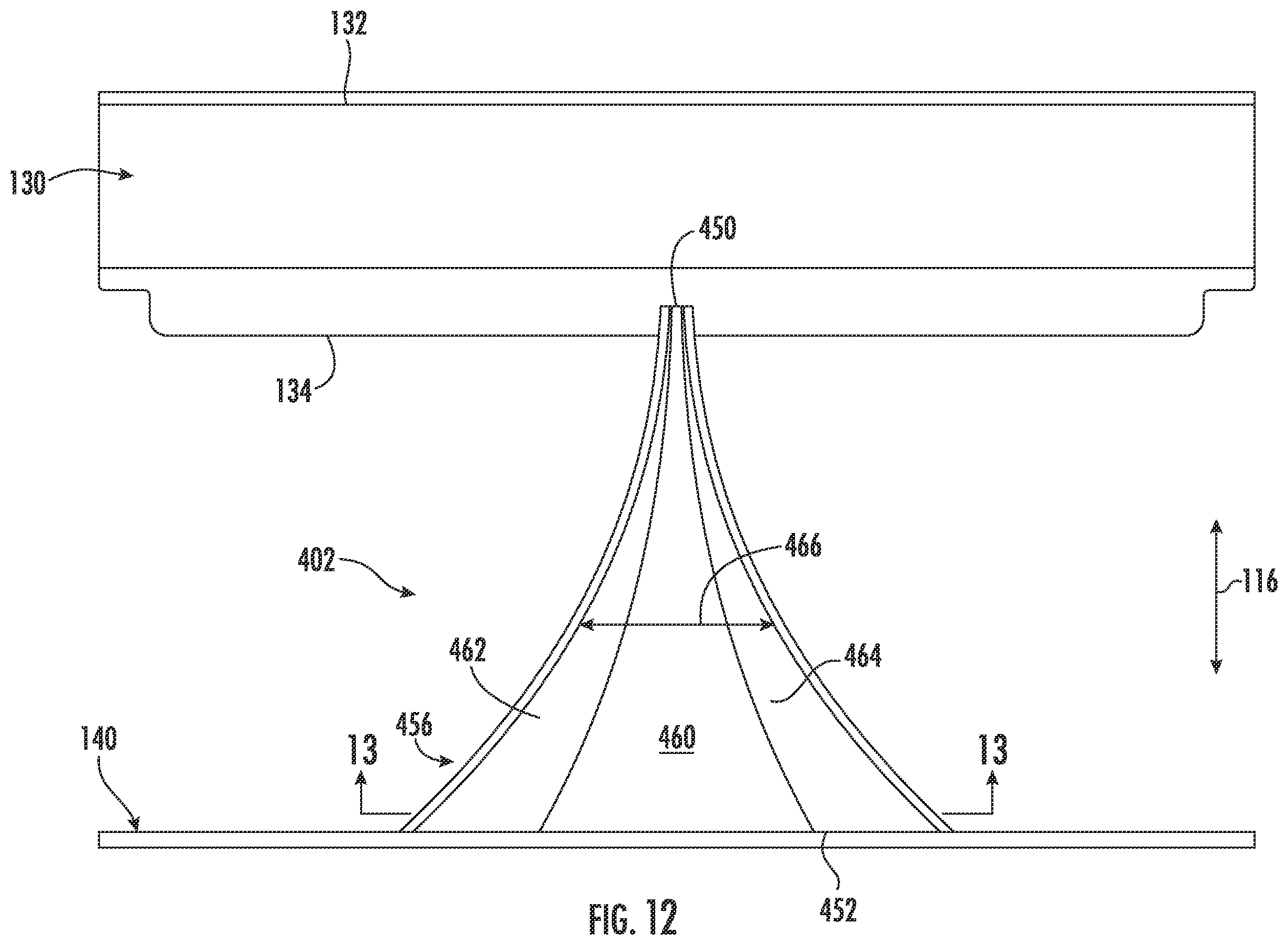 Patent US12342757 Figure 12 – Flow splitter for removing waste from an agricultural harvester and agricultural harvester