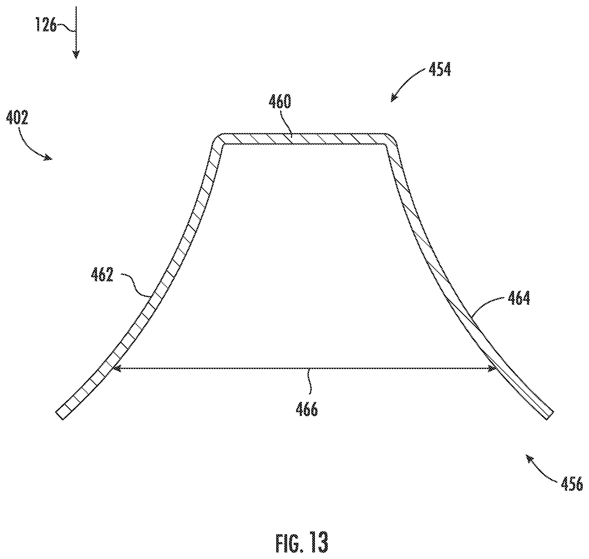 Patent US12342757 Figure 13 – Flow splitter for removing waste from an agricultural harvester and agricultural harvester