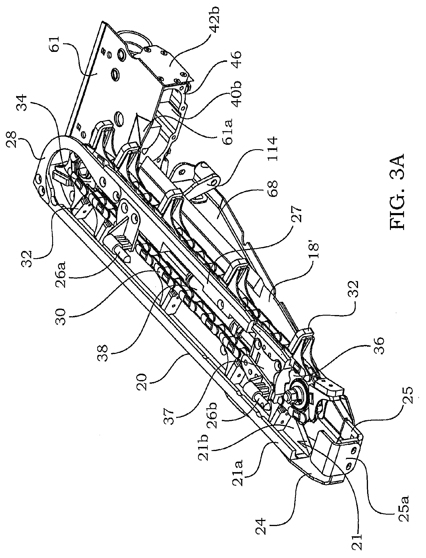 Patent US12342758 Figure 4 – Actuated stripper plate mechanism for a harvester