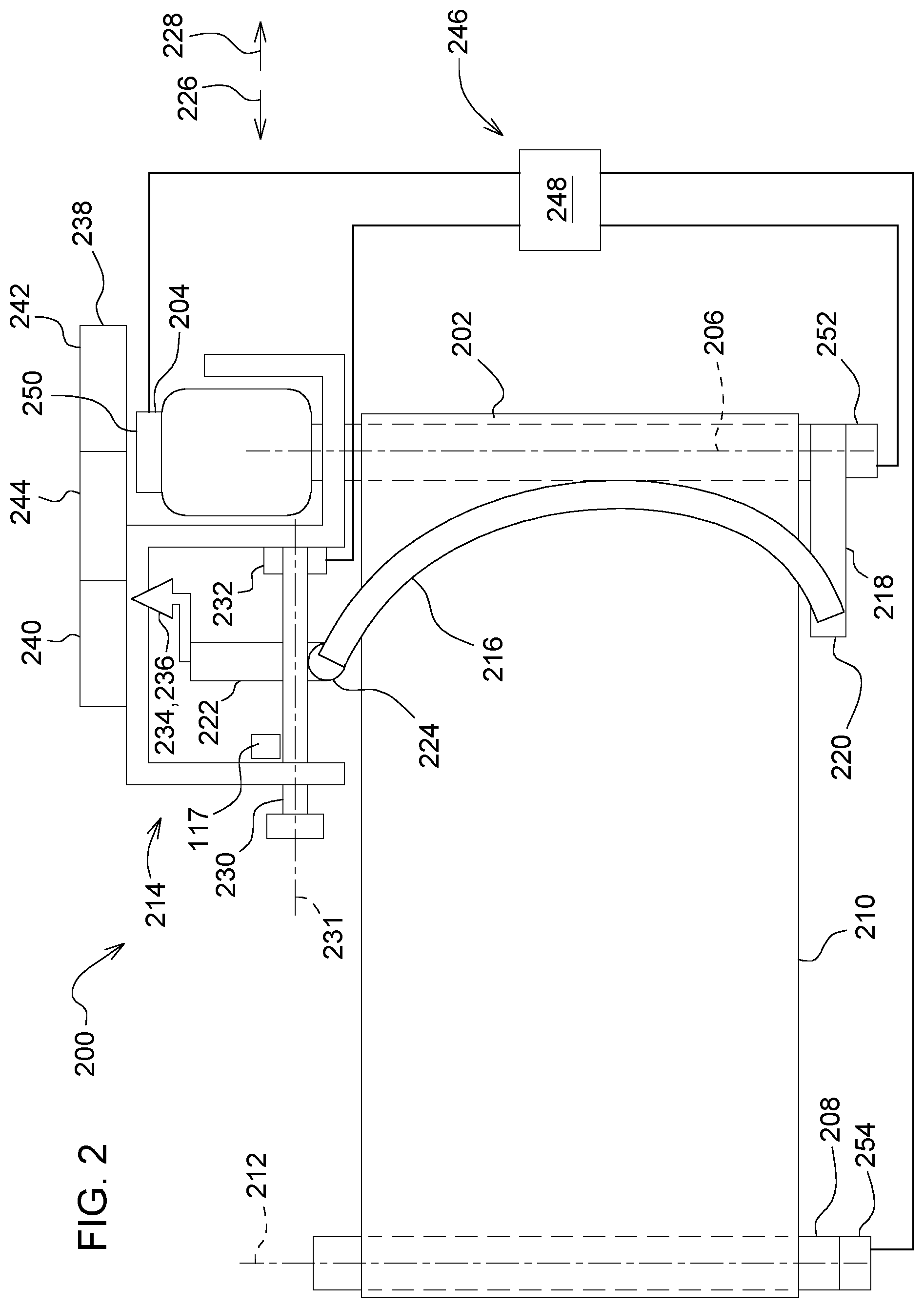 Patent US12342760 Figure 2 – Systems and methods for tensioning endless belts