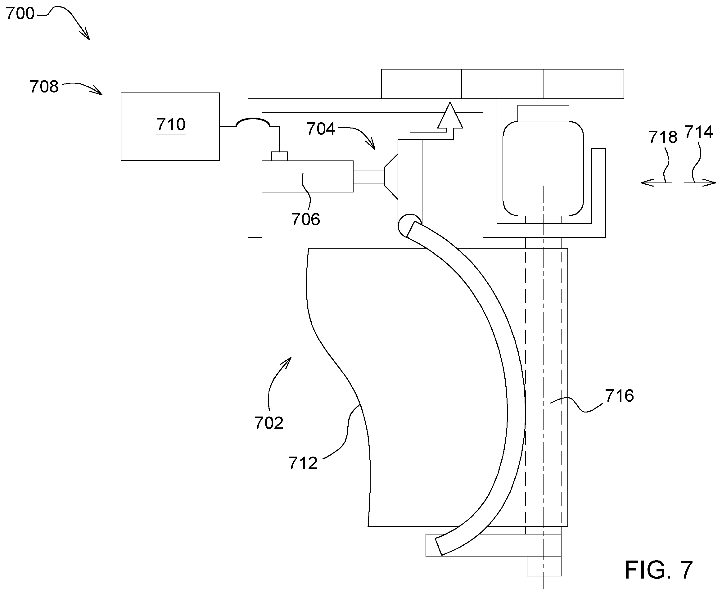 Patent US12342760 Figure 7 – Systems and methods for tensioning endless belts