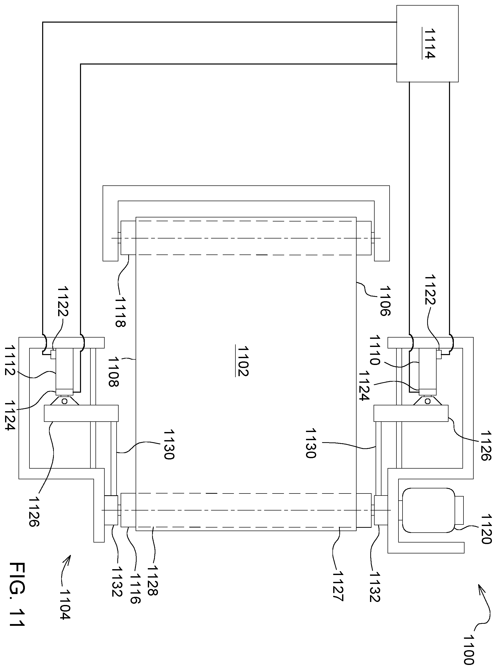 Patent US12342760 Figure 11 – Systems and methods for tensioning endless belts