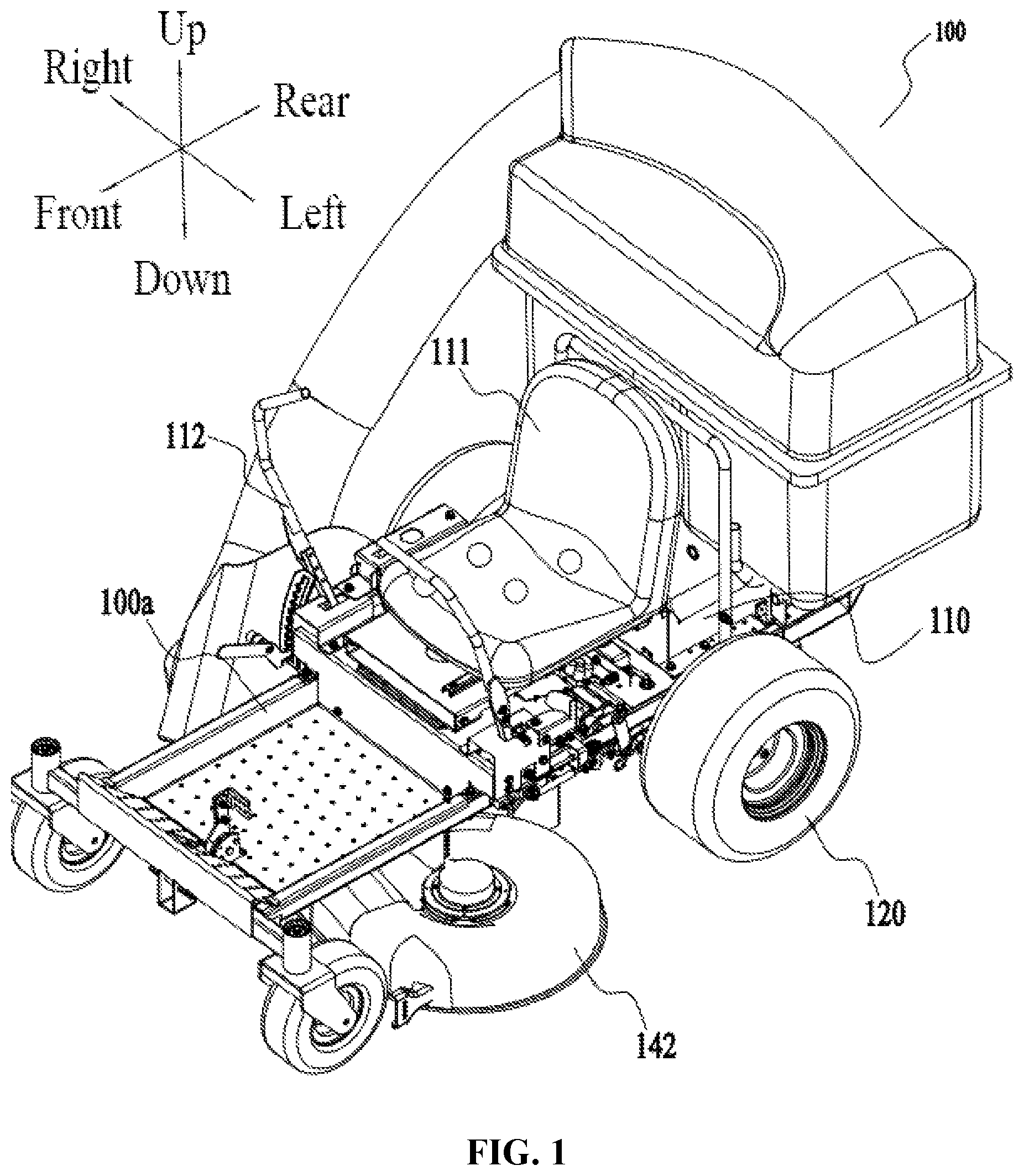 Patent US12342761 — Outdoor moving device — Figure 1