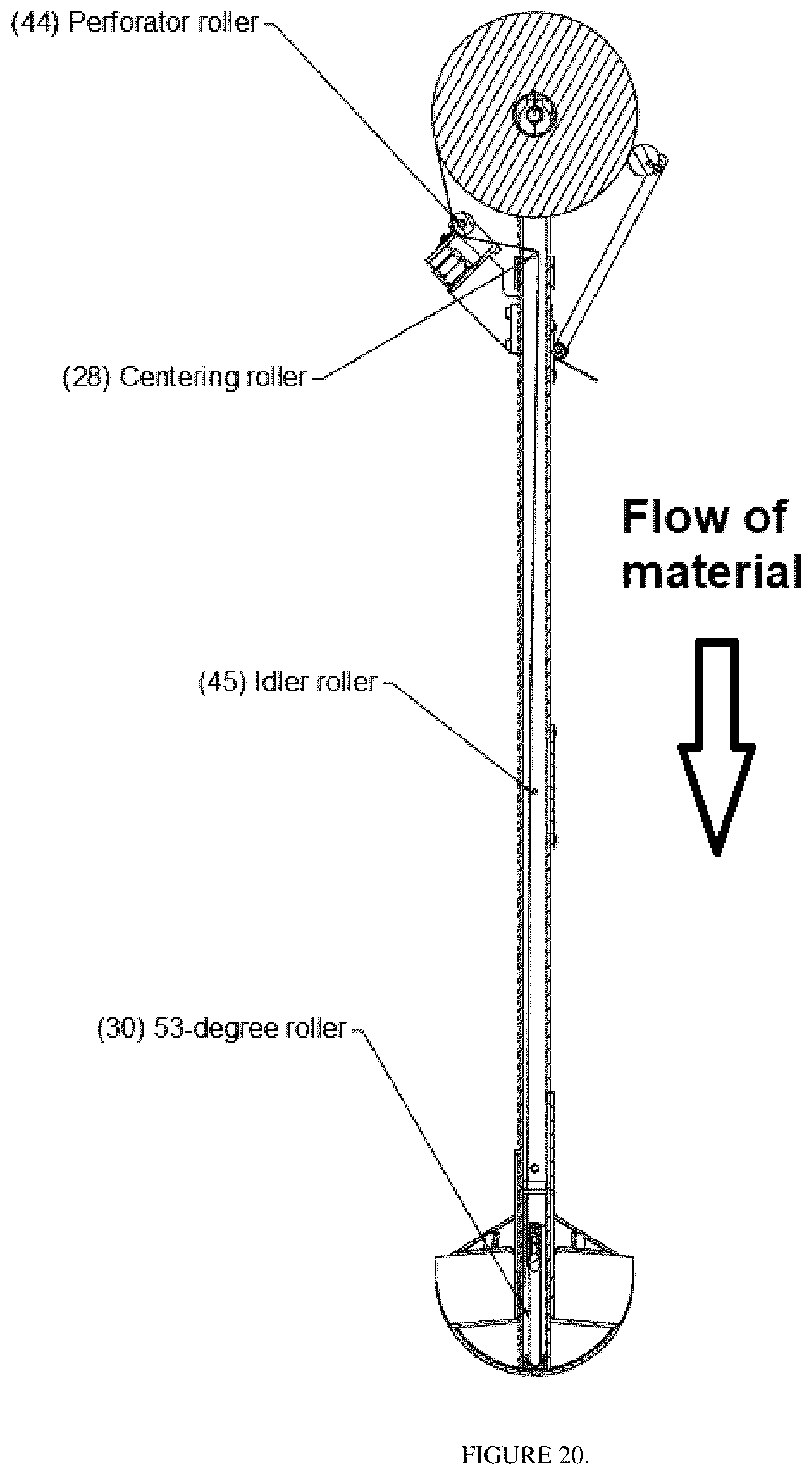 Patent US12342763 Figure 13 – Modular ultra low drag sub-surface membrane installation apparatus, machine, and methods with various automated and semi-automated sub-systems including sub-surface drip tape installation