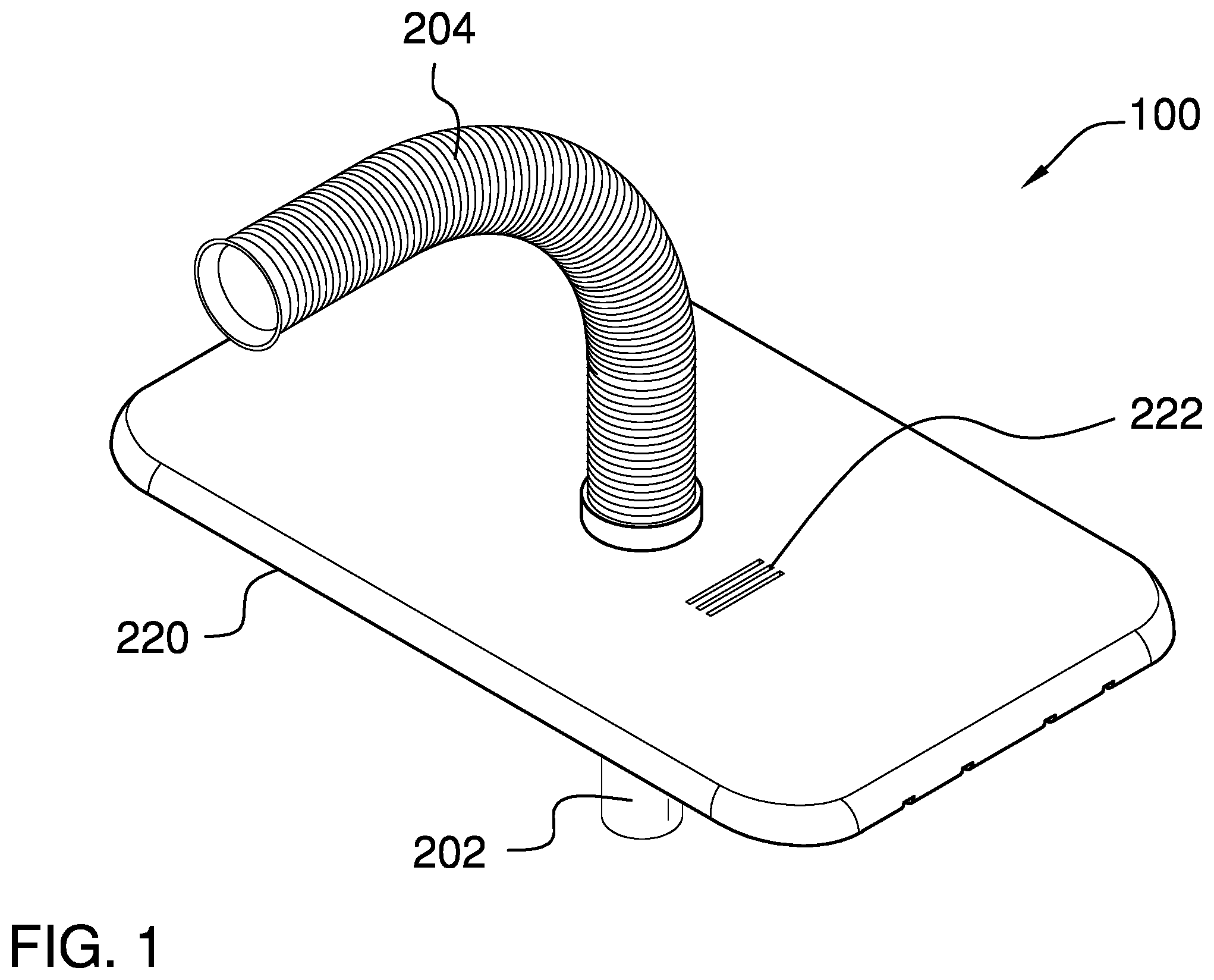 Patent US12342764 — Mulch-dispensing system — Figure 1