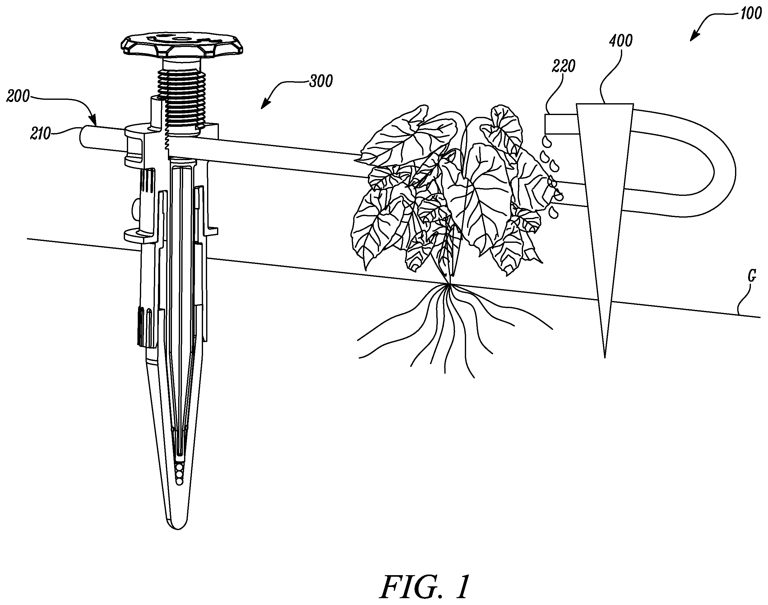 Patent US12342767 Figure 1 – Valve assembly for an irrigation system