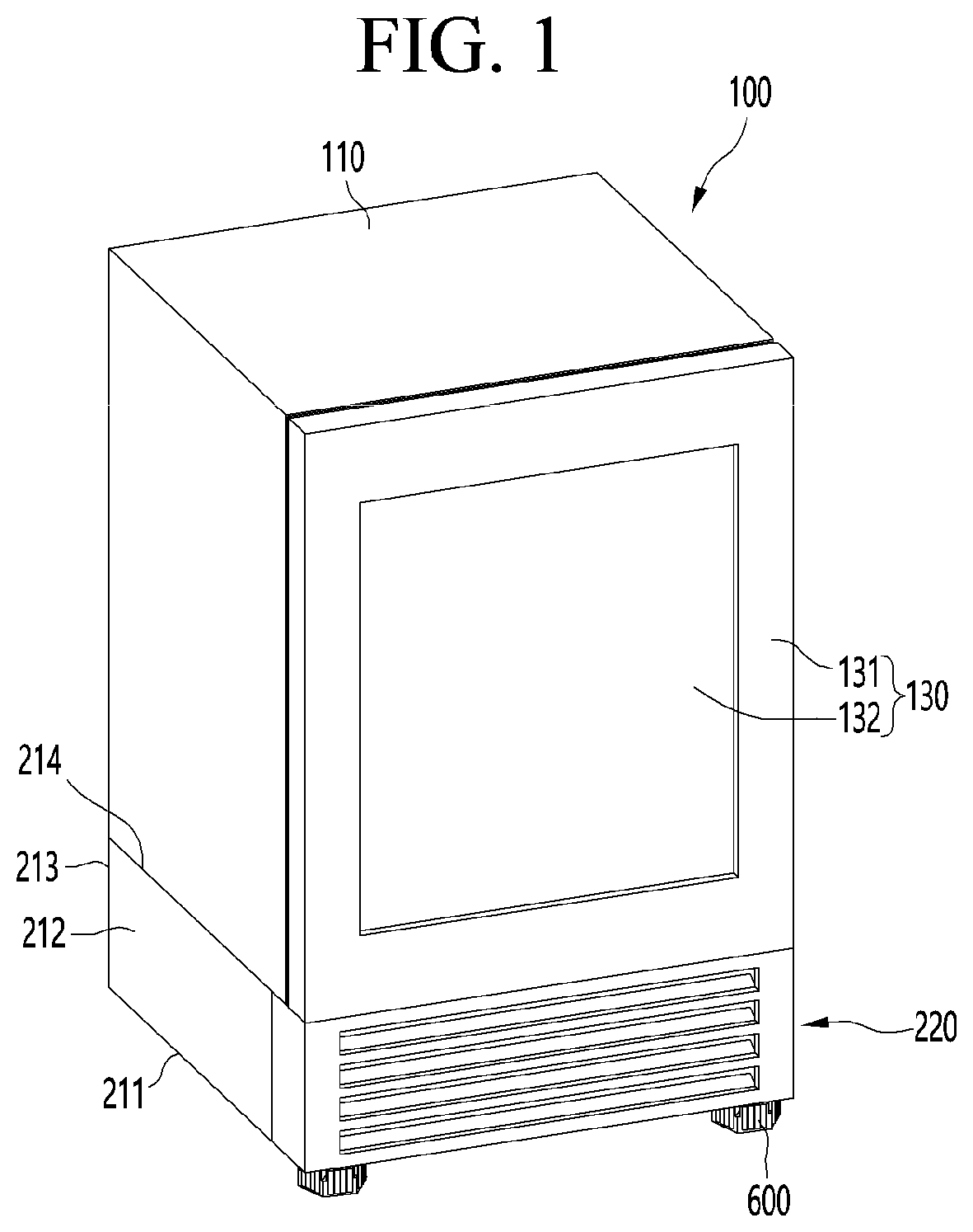 Patent US12342771 Figure 1 – Plant cultivation device and refrigerator