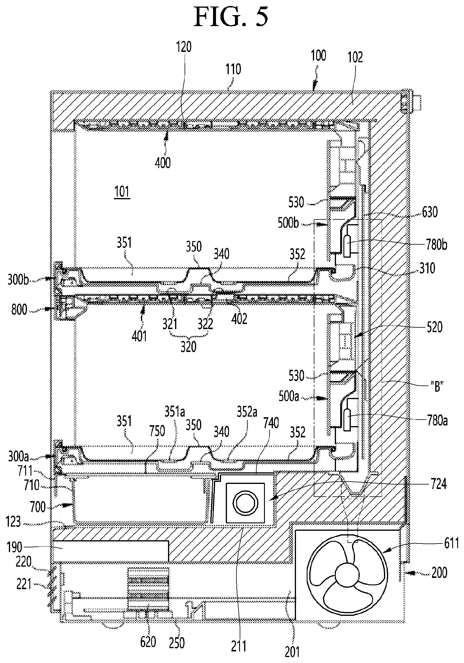 Patent US12342772 Figure 5 – Plant cultivation apparatus