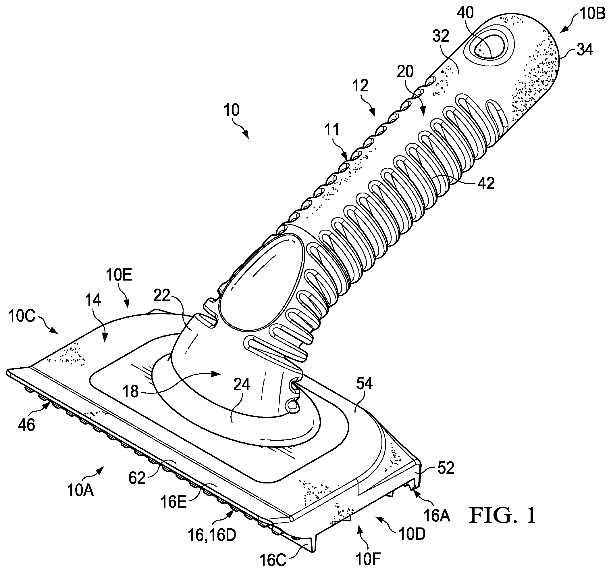 Patent US12342791 Figure 1 – Method and apparatus for pet hair removal