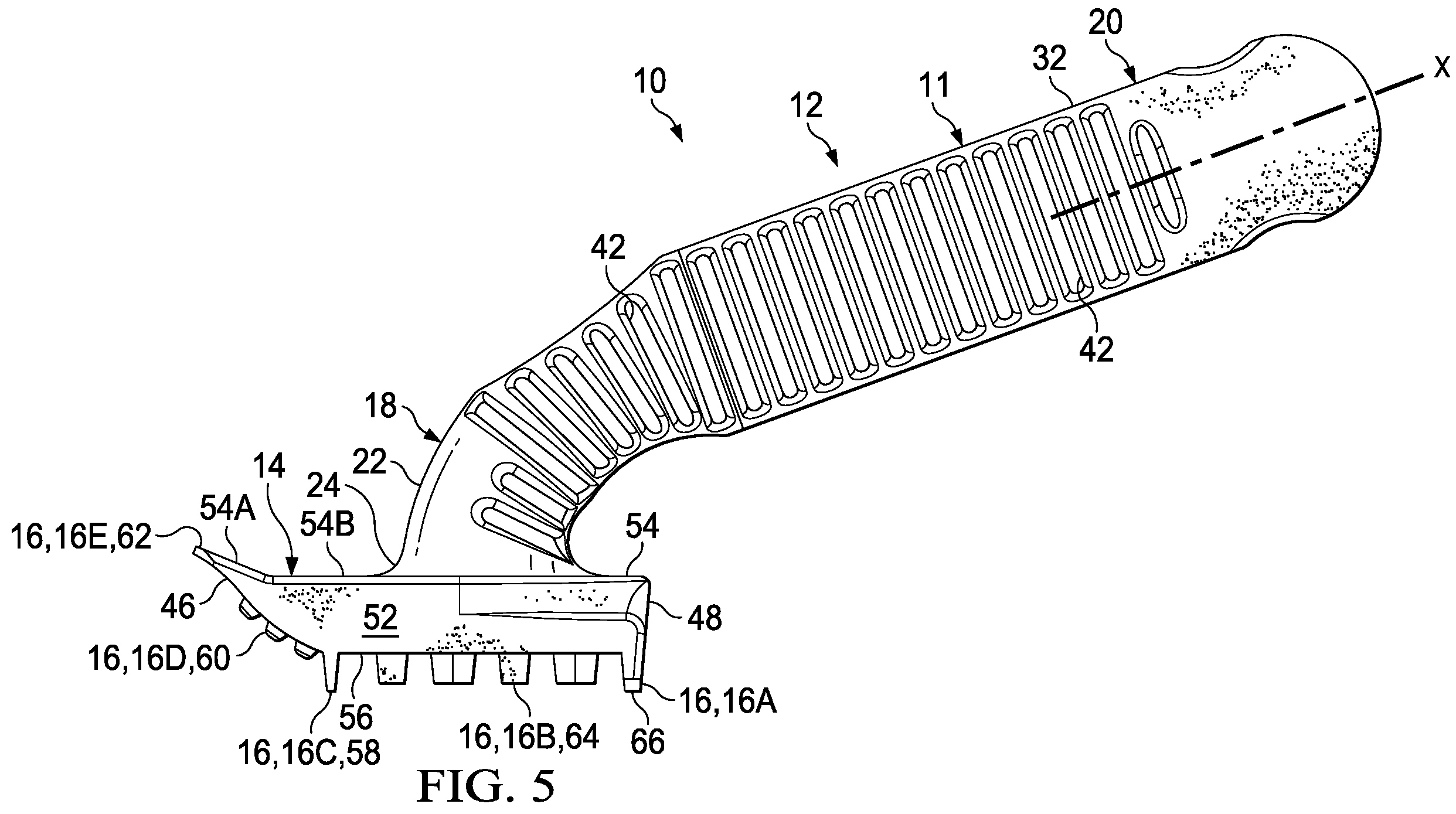 Patent US12342791 Figure 4 – Method and apparatus for pet hair removal