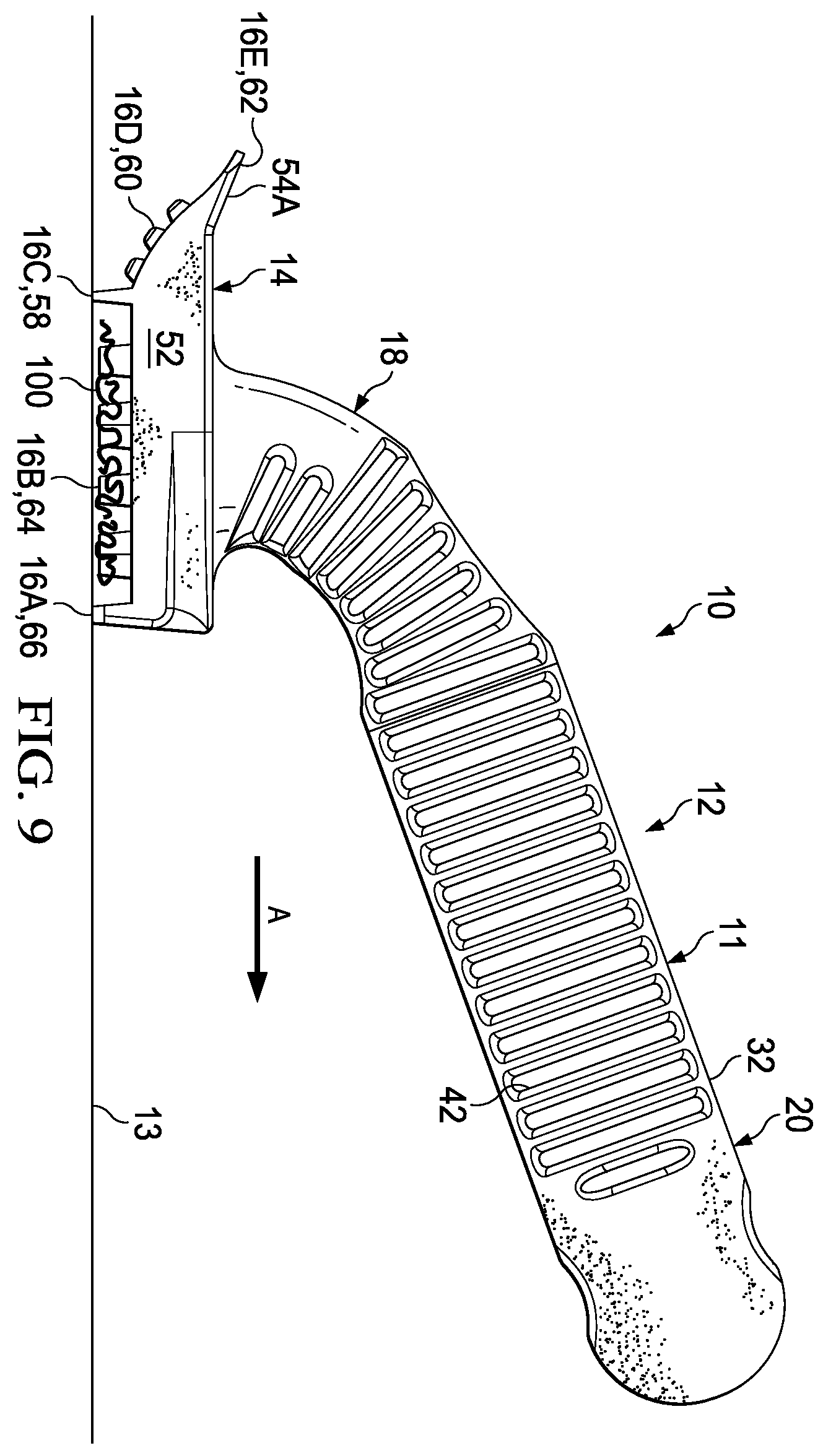 Patent US12342791 Figure 8 – Method and apparatus for pet hair removal