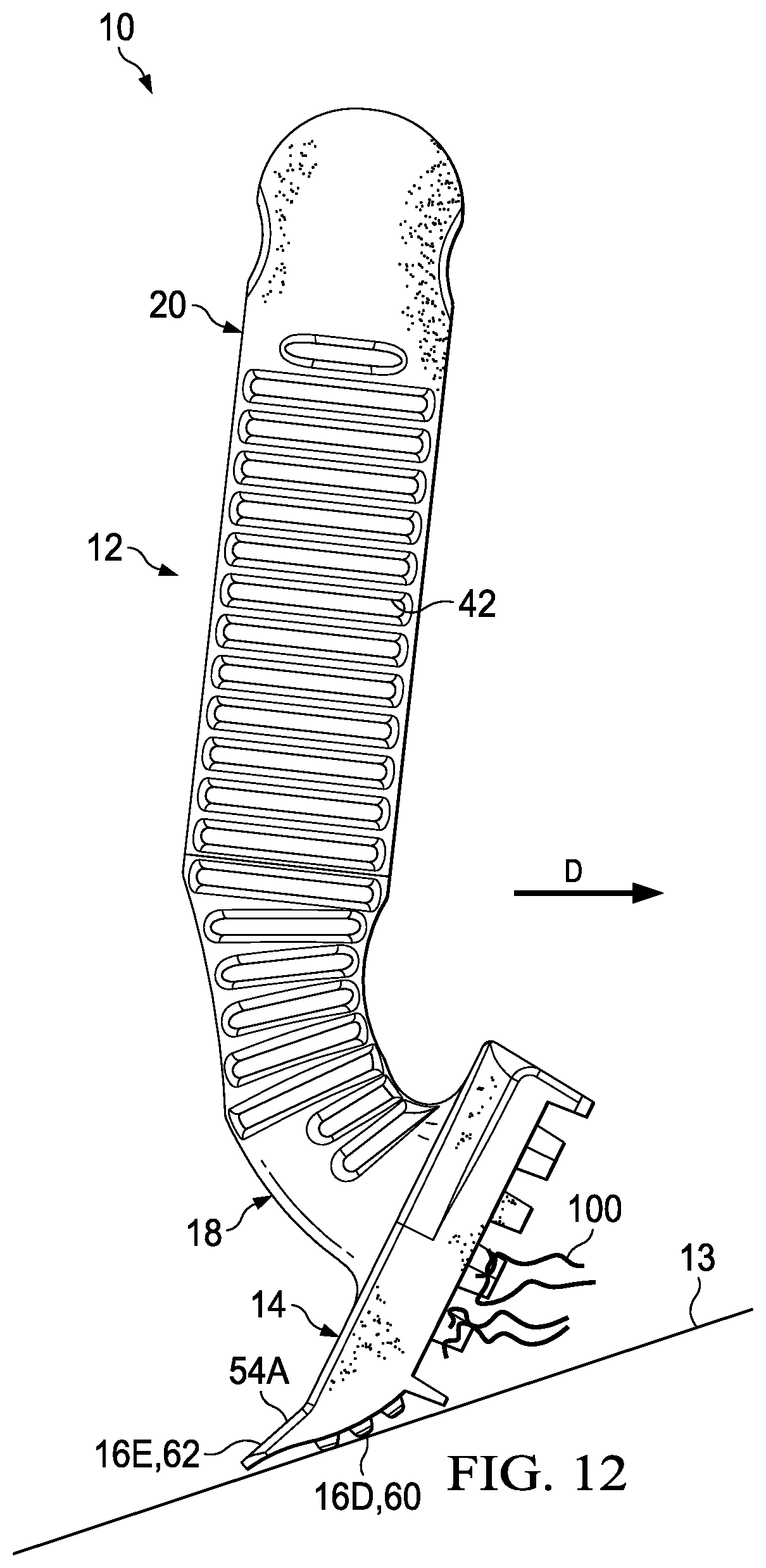 Patent US12342791 Figure 11 – Method and apparatus for pet hair removal
