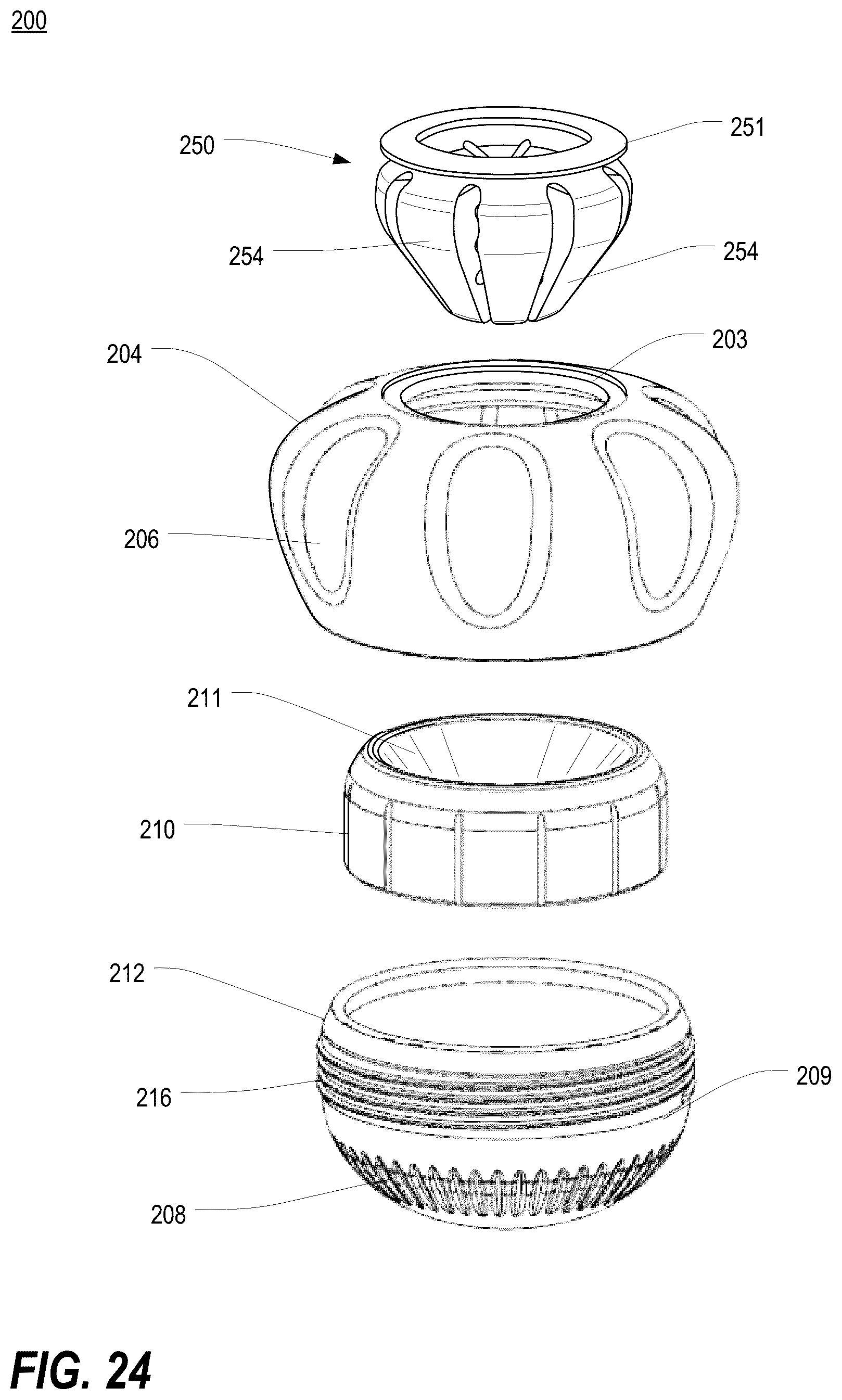 Patent US12342793 Figure 15 – Self-righting stick-type object holder for pets