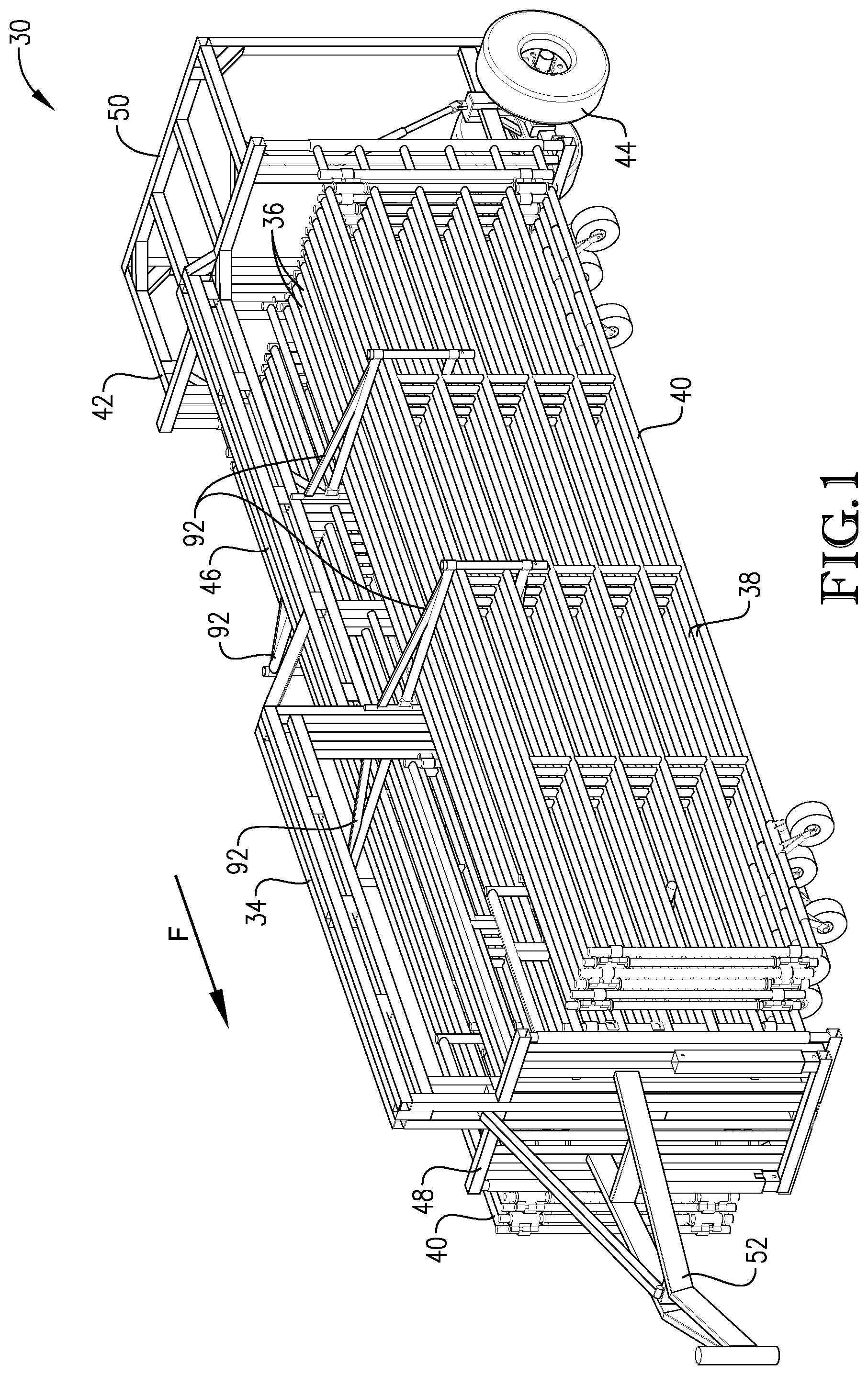 Patent US12342795 Figure 1 – Augmented portable corral system