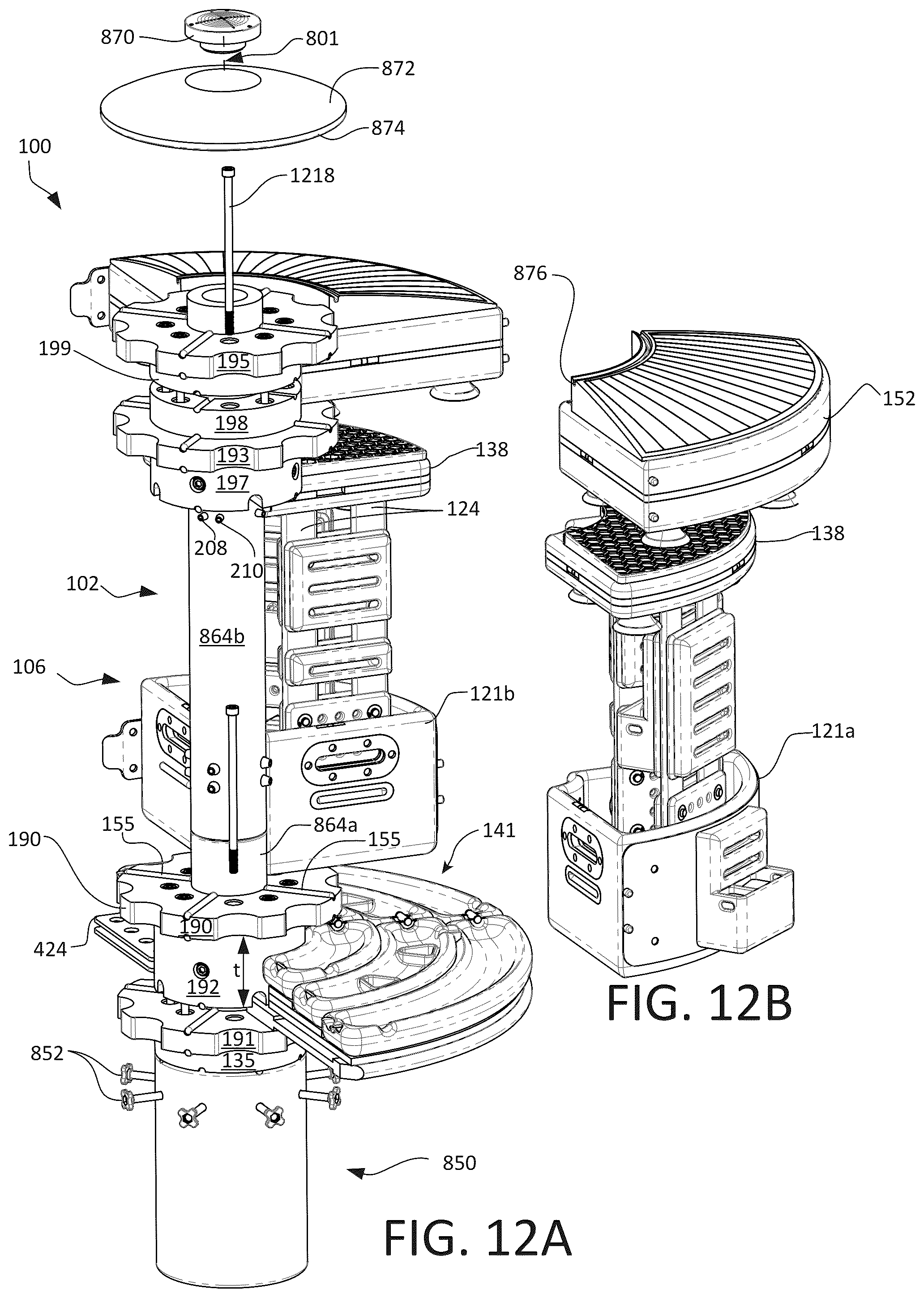 Patent US12342799 Figure 12 – Modular habitat system and method