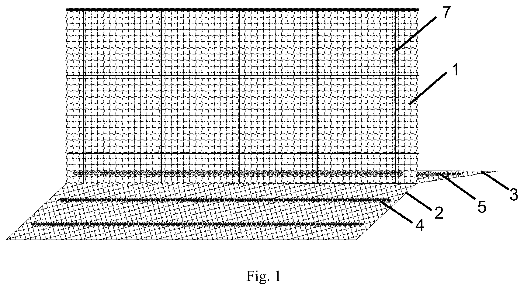 Patent US12342802 Figure 1 – Intercepting net based on reversing current motion at river bottom