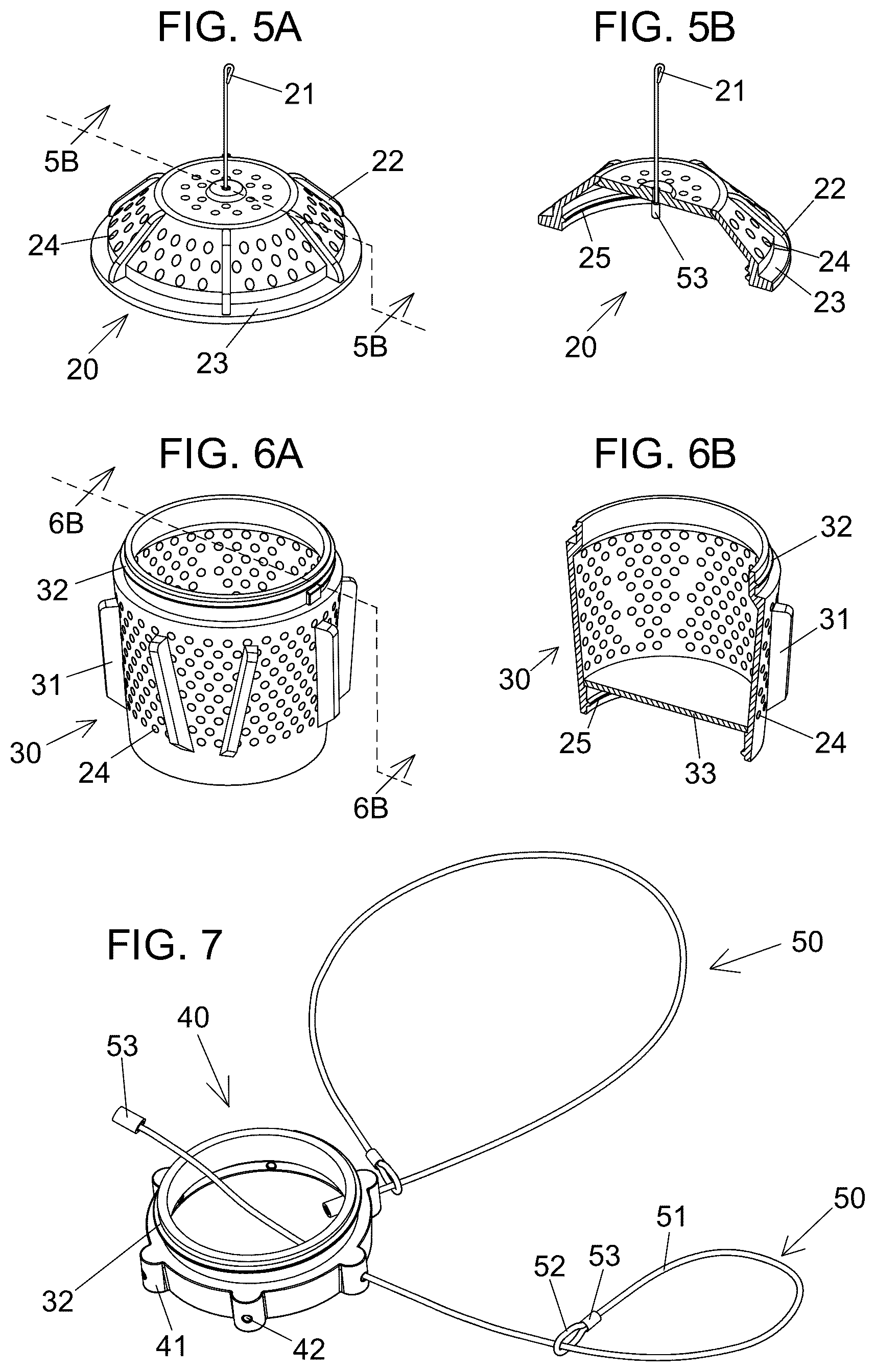 Patent US12342803 Figure 3 – Breakaway crab snare apparatus