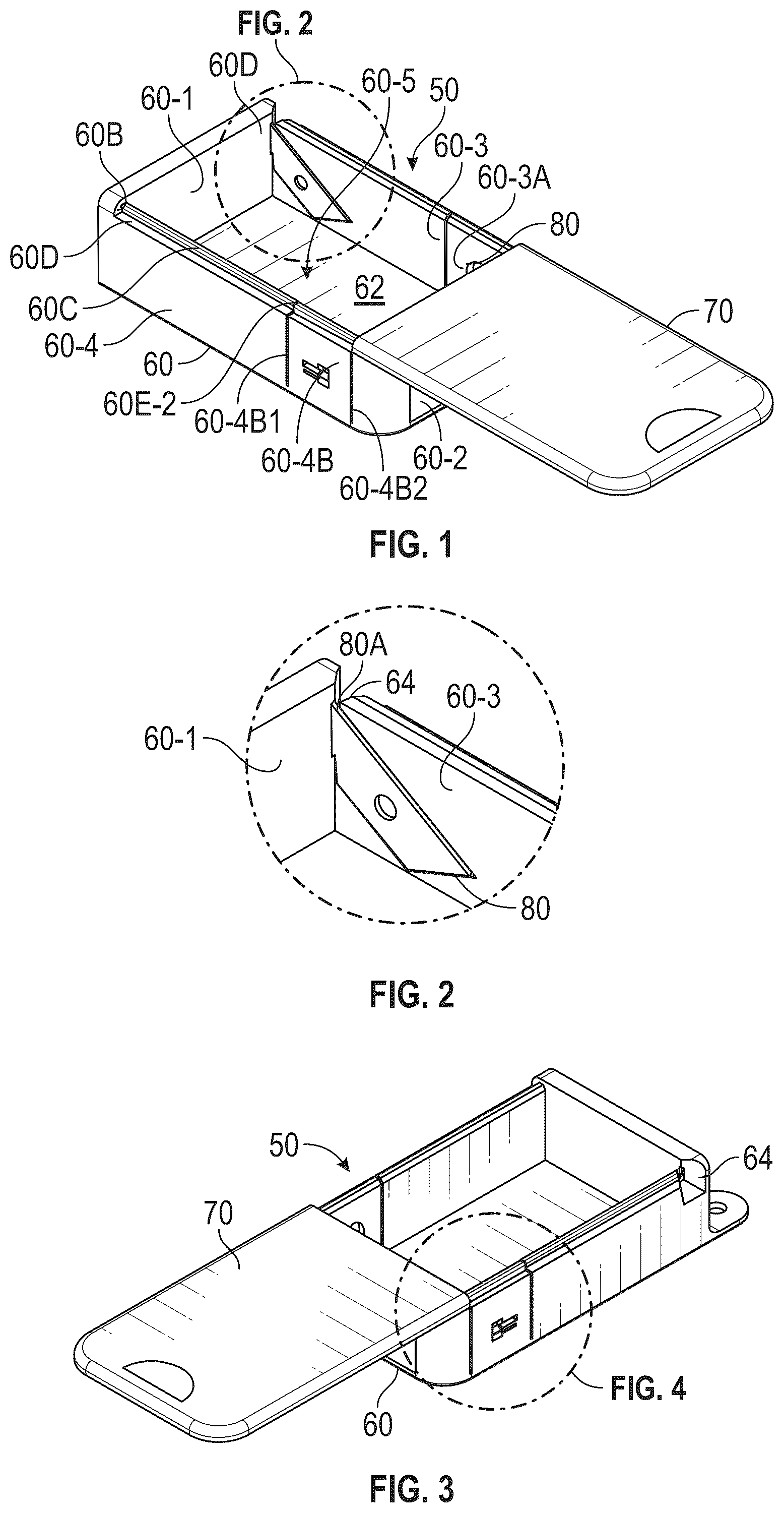 Patent US12342805 Figure 1 – Fly box with integrated tippet cutter
