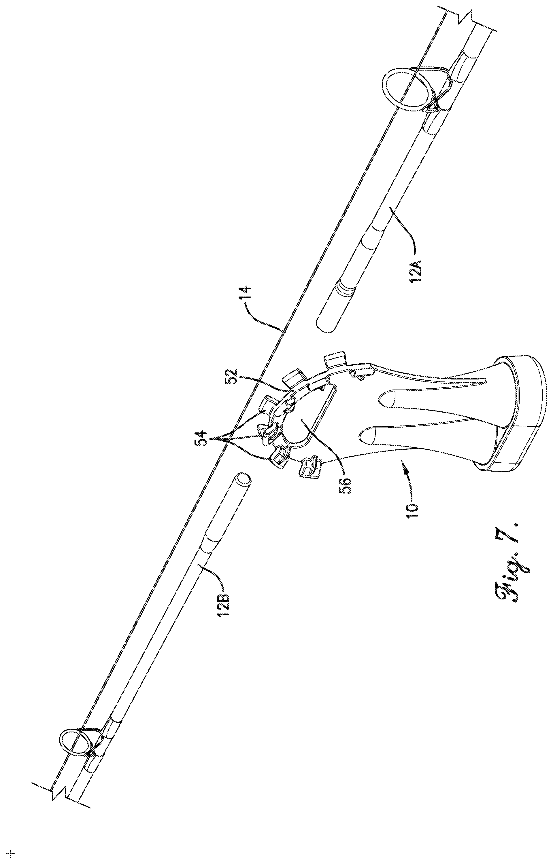 Patent US12342806 Figure 5 – Fishing rod retaining mechanism