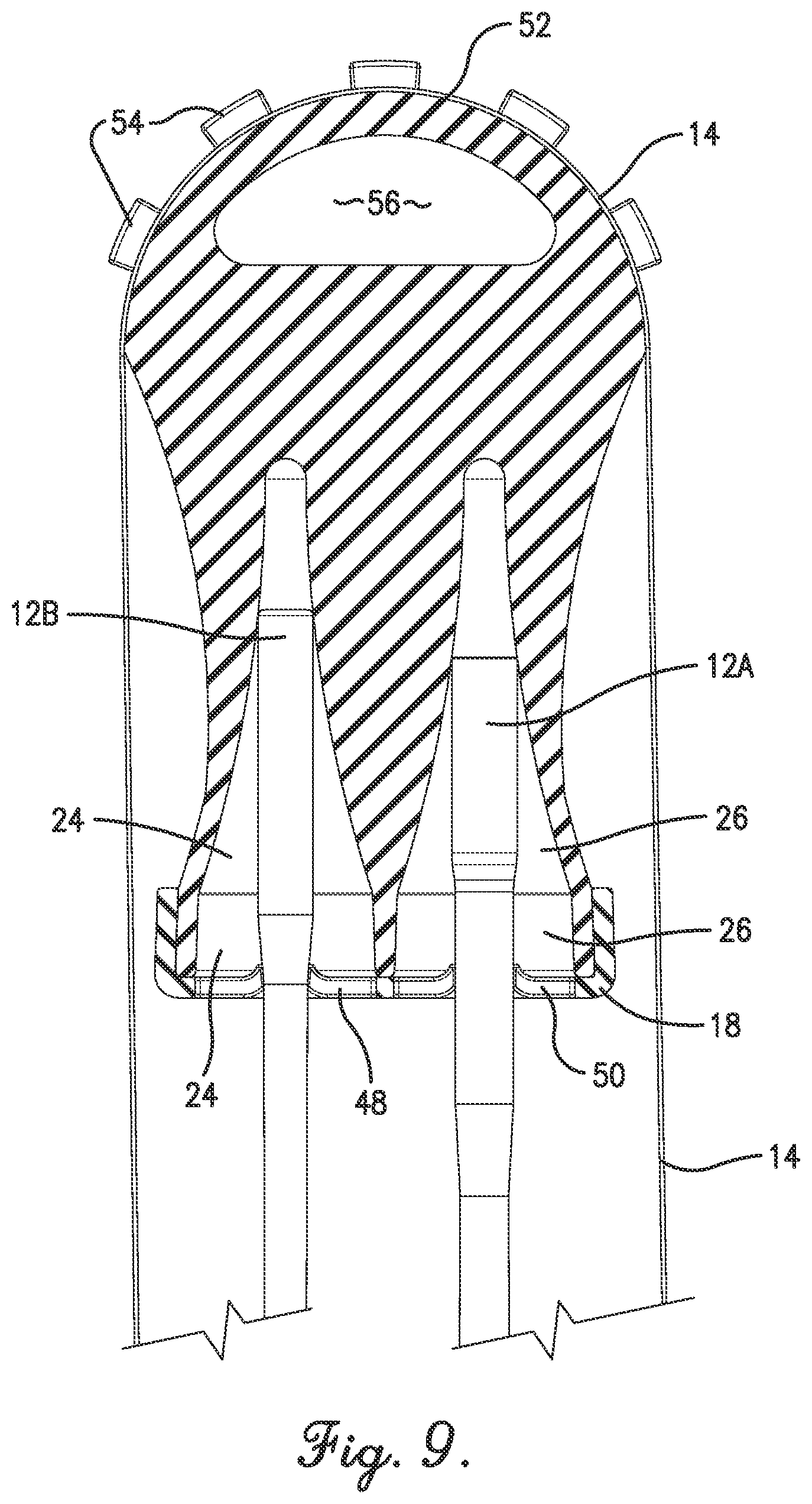 Patent US12342806 Figure 7 – Fishing rod retaining mechanism