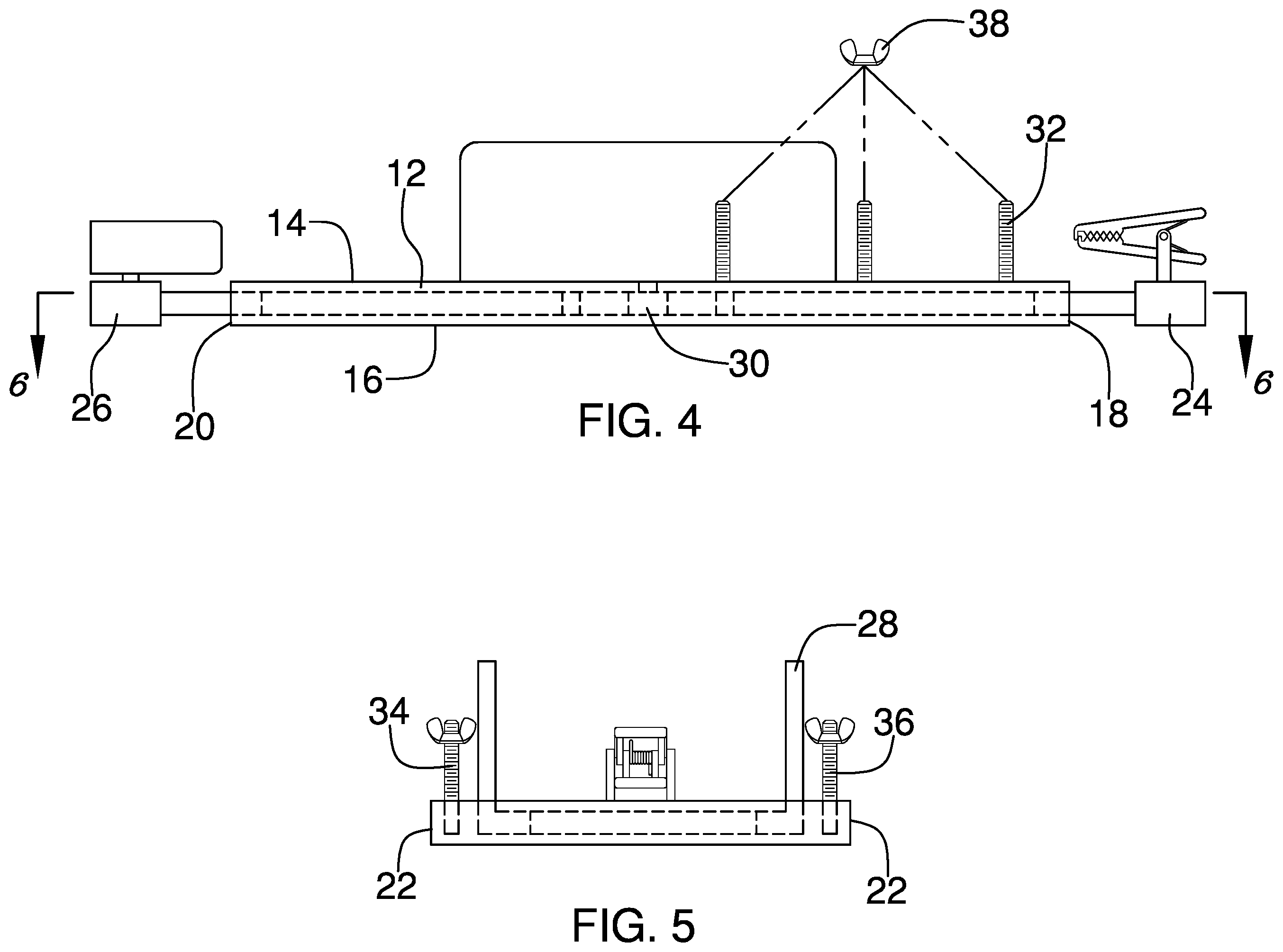 Patent US12342832 Figure 4 – Fish filleting stand device
