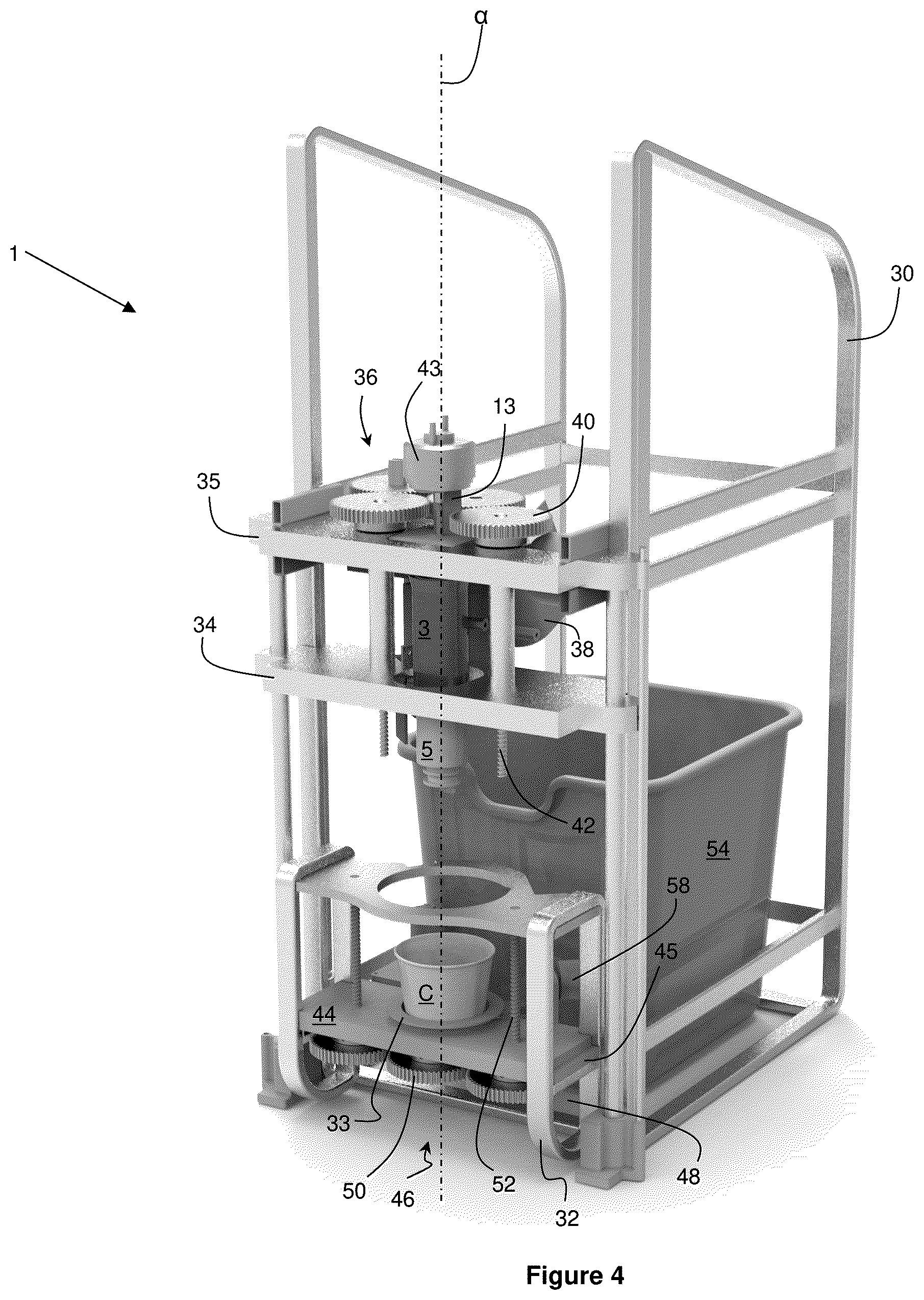 Patent US12342835 Figure 5 – Frozen dessert dispensing machine and cartridge