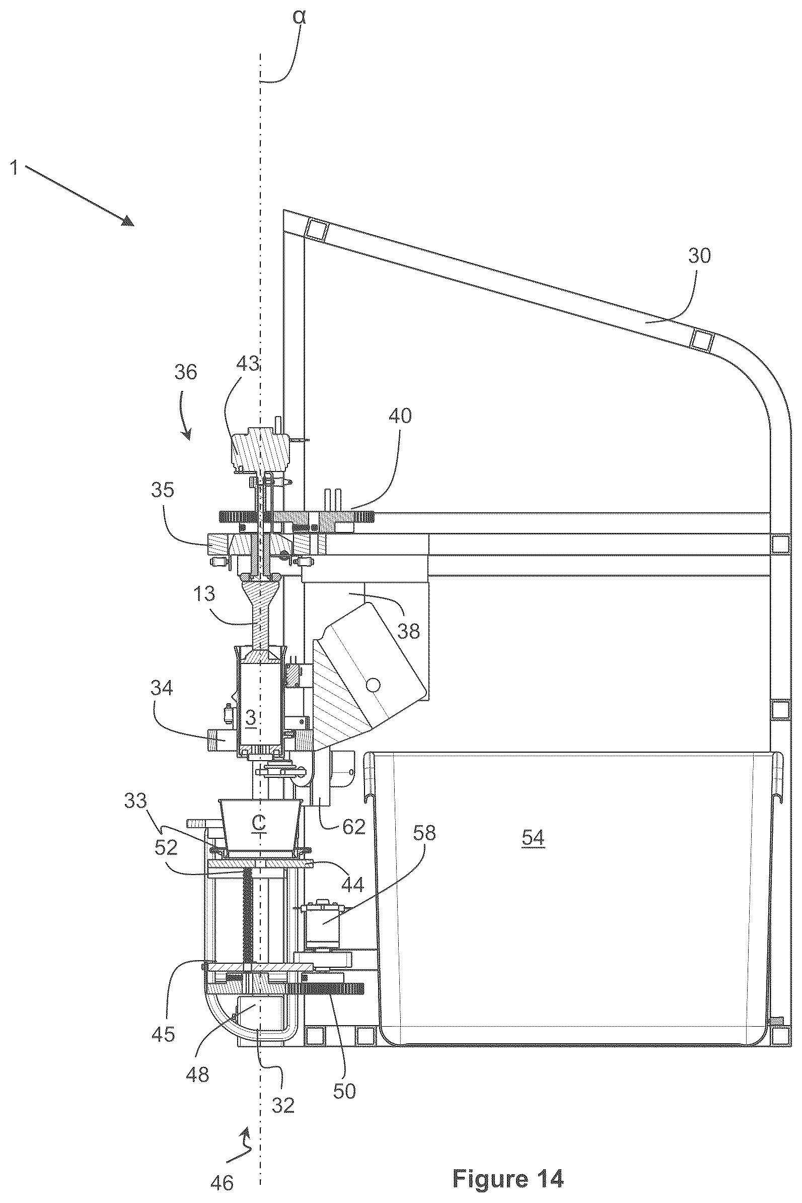 Patent US12342835 Figure 15 – Frozen dessert dispensing machine and cartridge
