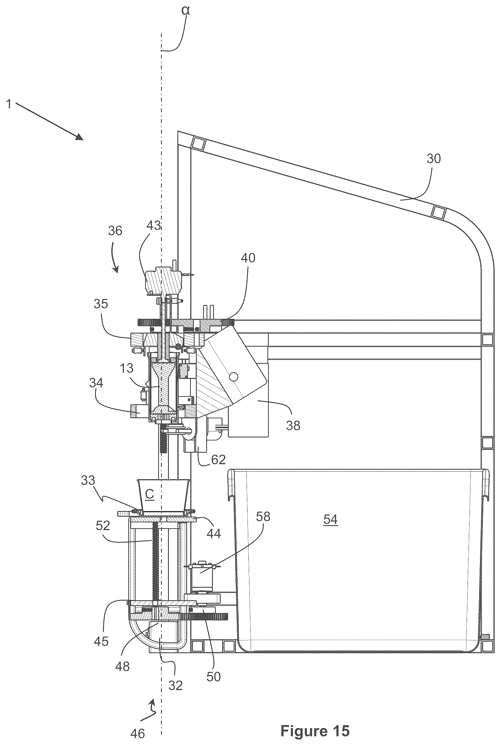 Patent US12342835 Figure 16 – Frozen dessert dispensing machine and cartridge