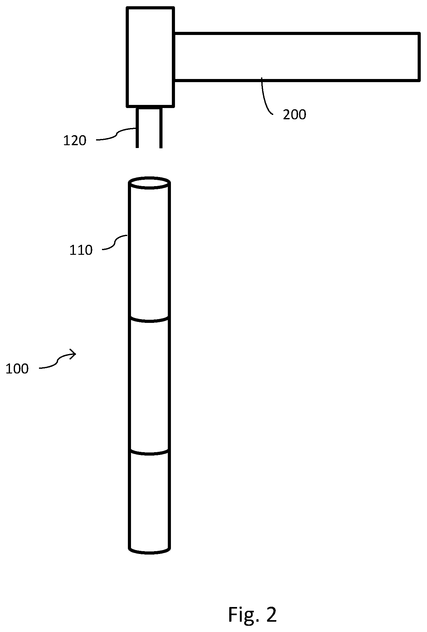 Patent US12342850 Figure 2 – Consumable for an aerosol generating device, system and method for manufacturing a consumable