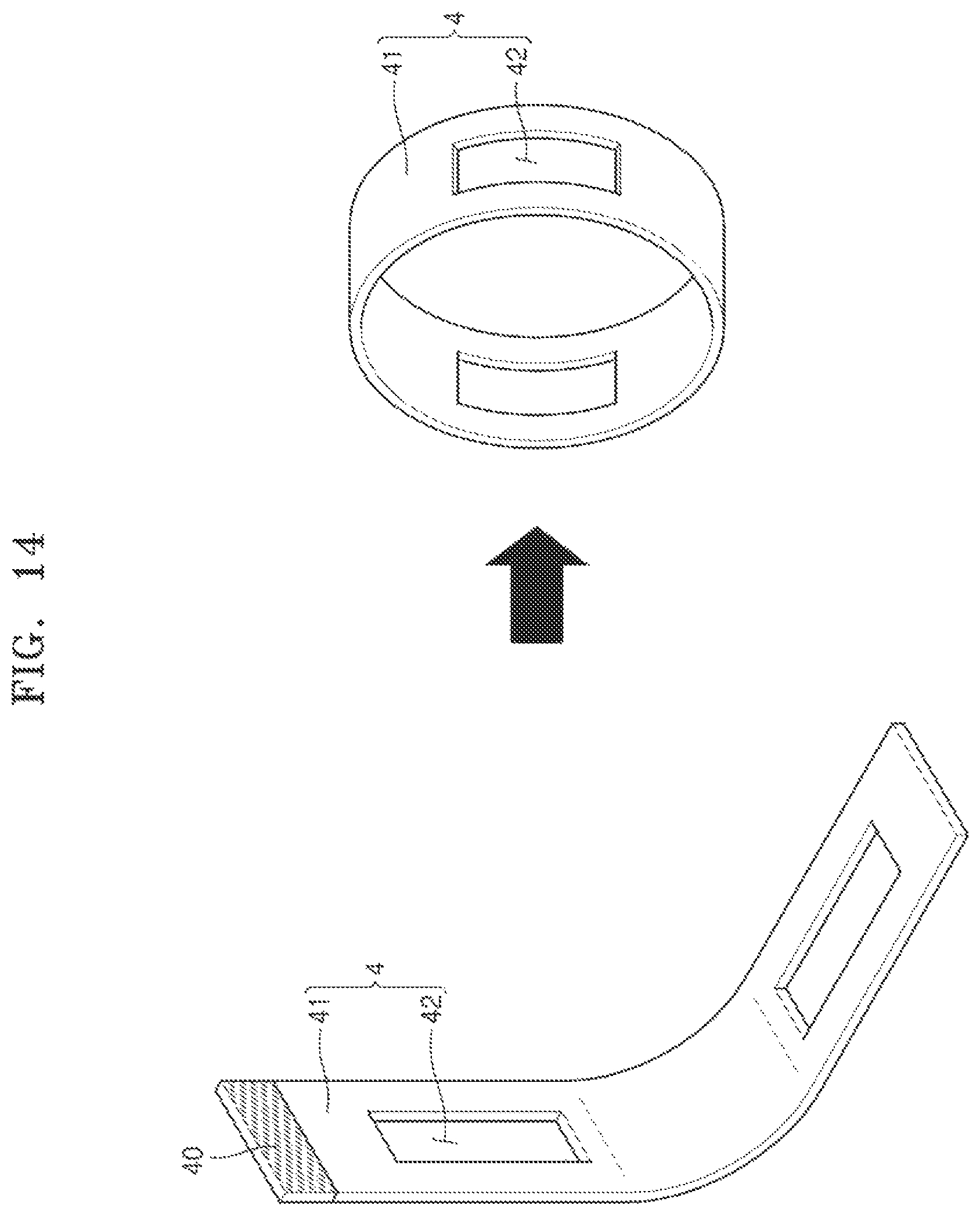 Patent US12342852 Figure 14 – Aerosol-generating article, cooling assembly for aerosol-generating articles, and air volume regulator