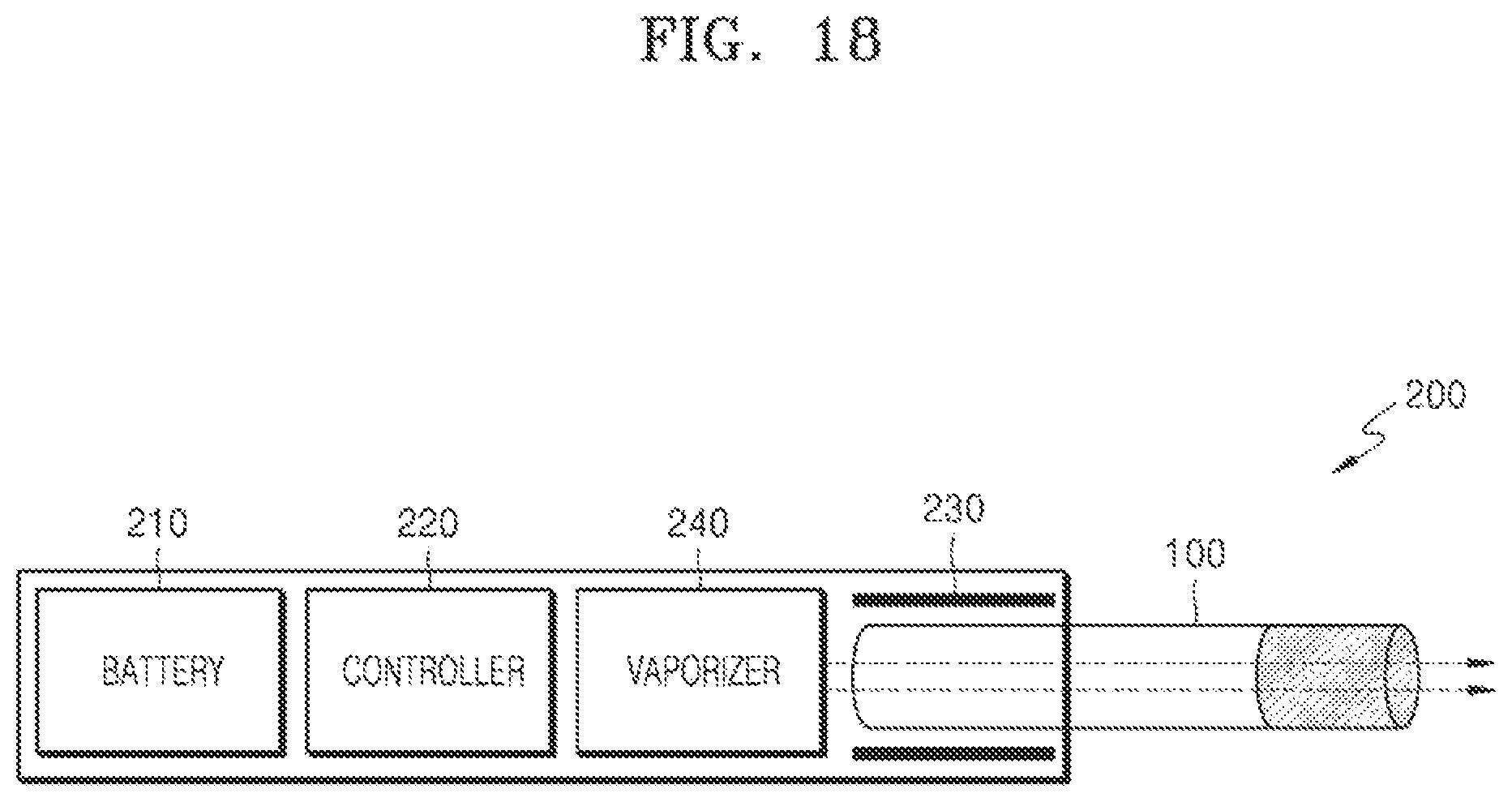 Patent US12342852 Figure 18 – Aerosol-generating article, cooling assembly for aerosol-generating articles, and air volume regulator