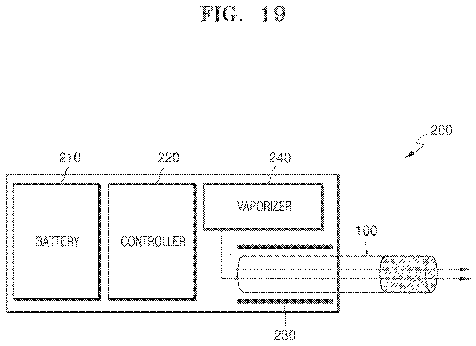 Patent US12342852 Figure 19 – Aerosol-generating article, cooling assembly for aerosol-generating articles, and air volume regulator