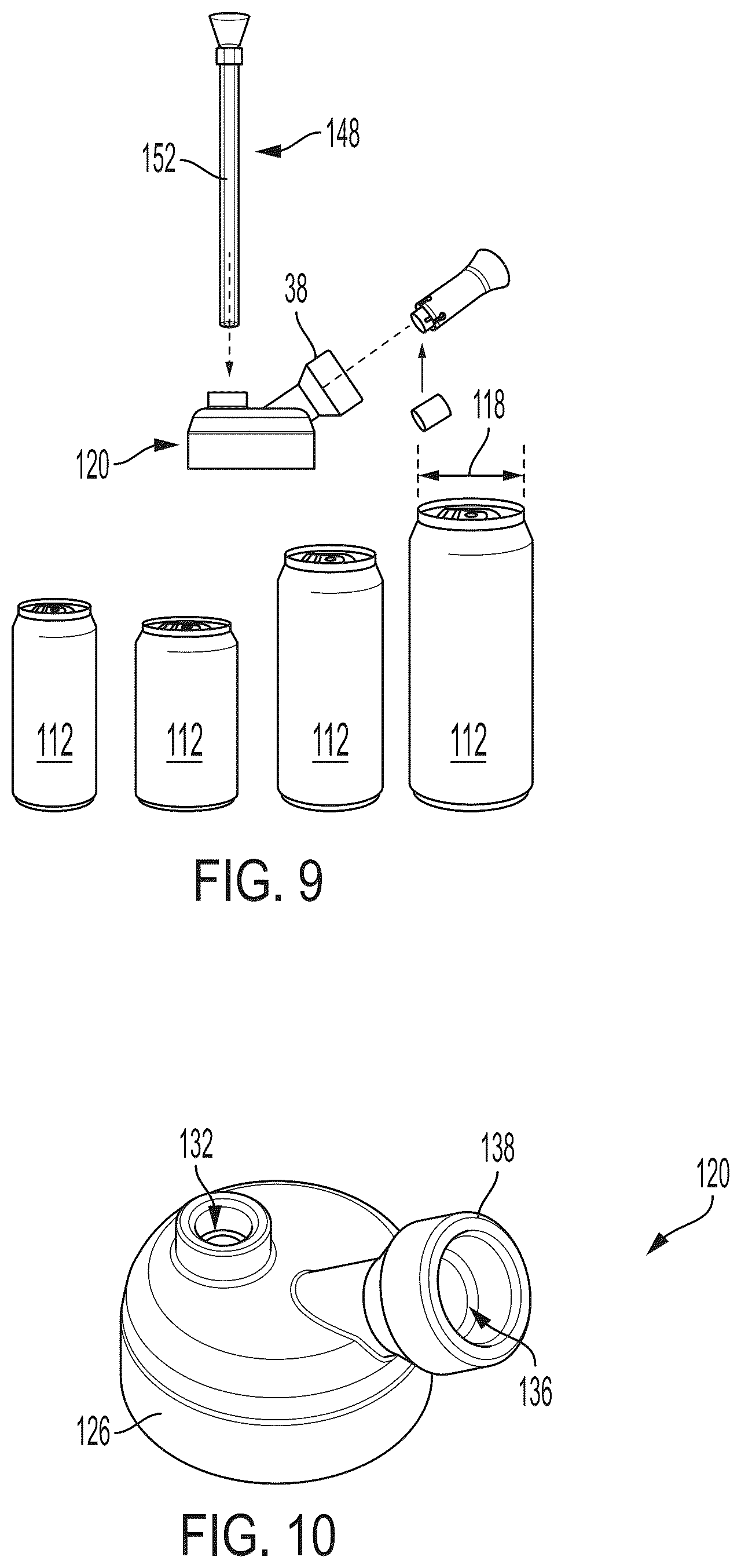 Patent US12342854 Figure 4 – Universal water pipe adapter
