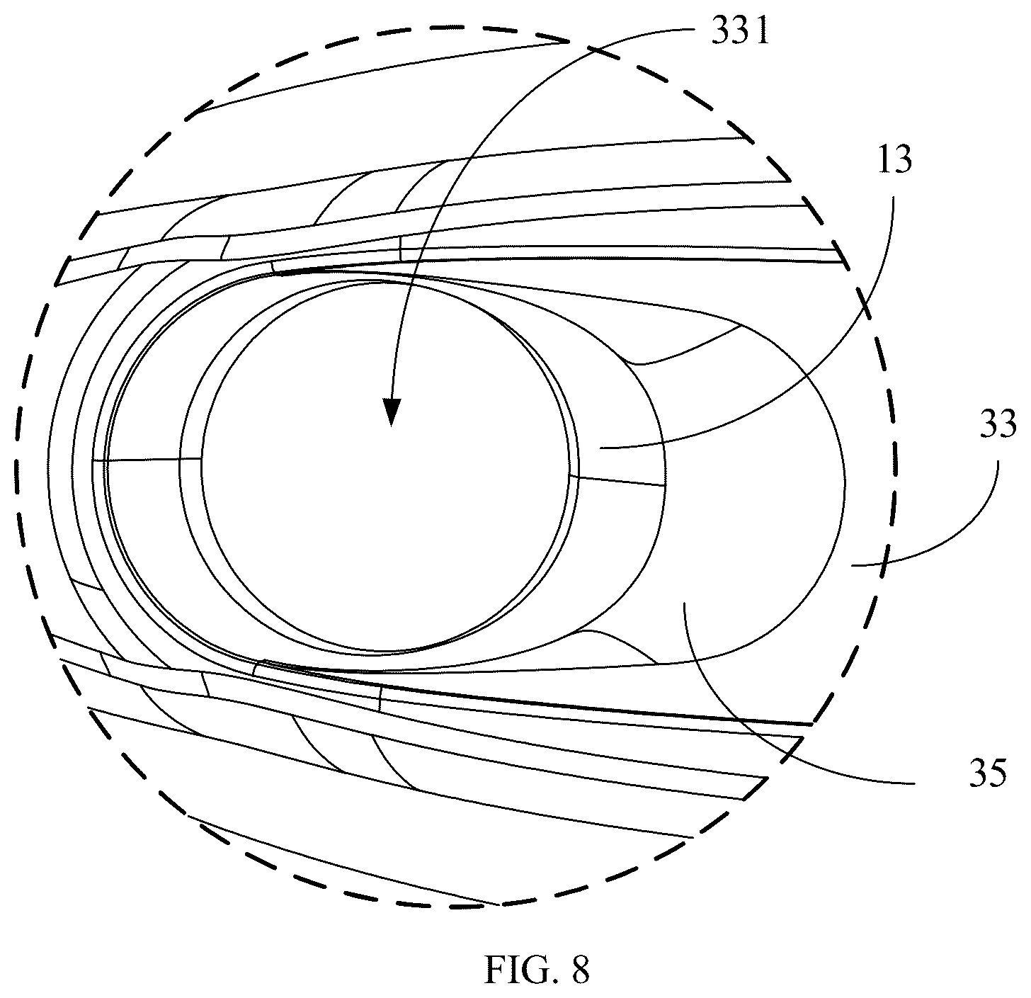 Patent US12342856 Figure 8 – Atomization apparatus and aerosol generating apparatus
