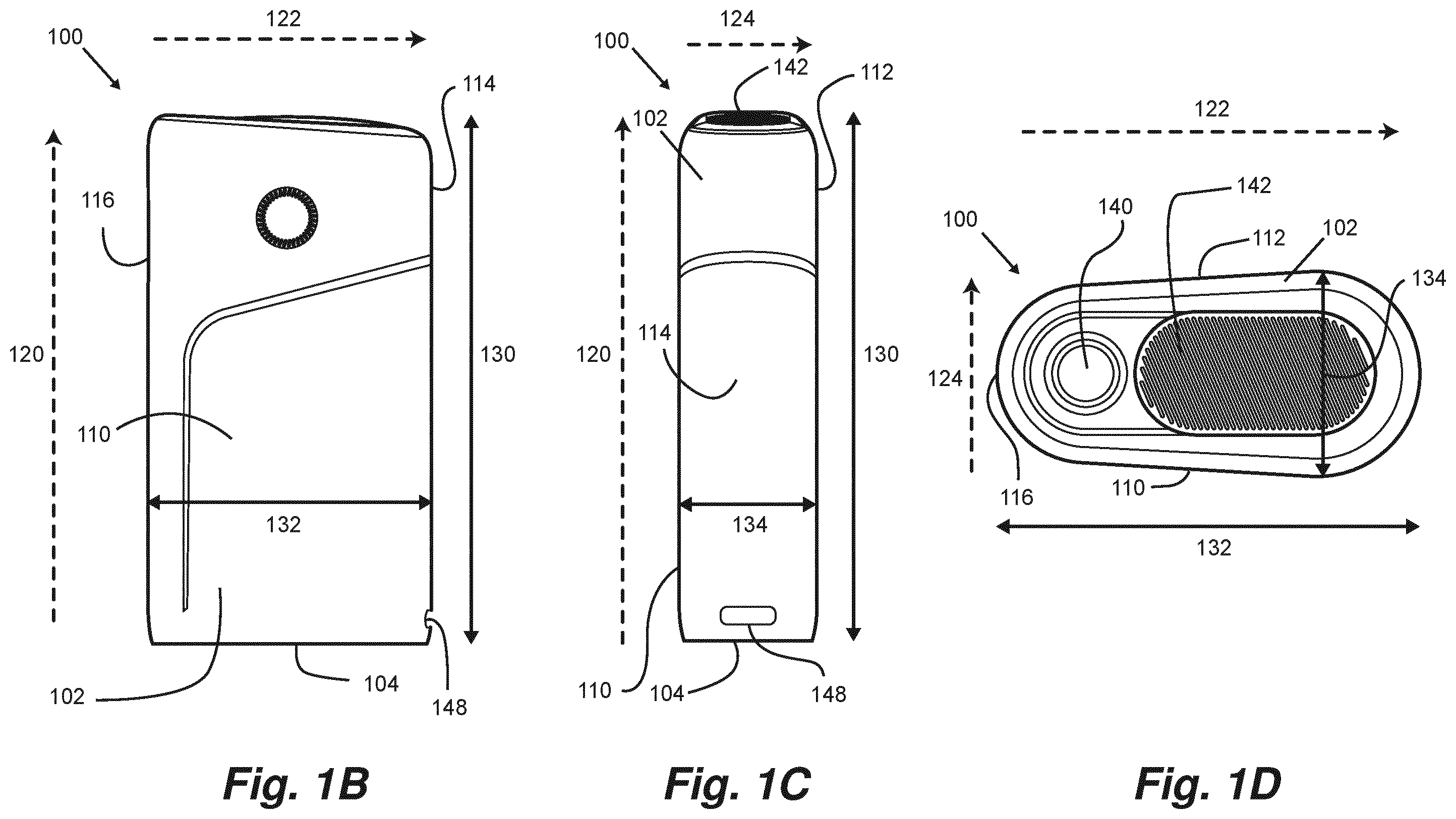 Patent US12342857 Figure 2 – Aerosol-generating device