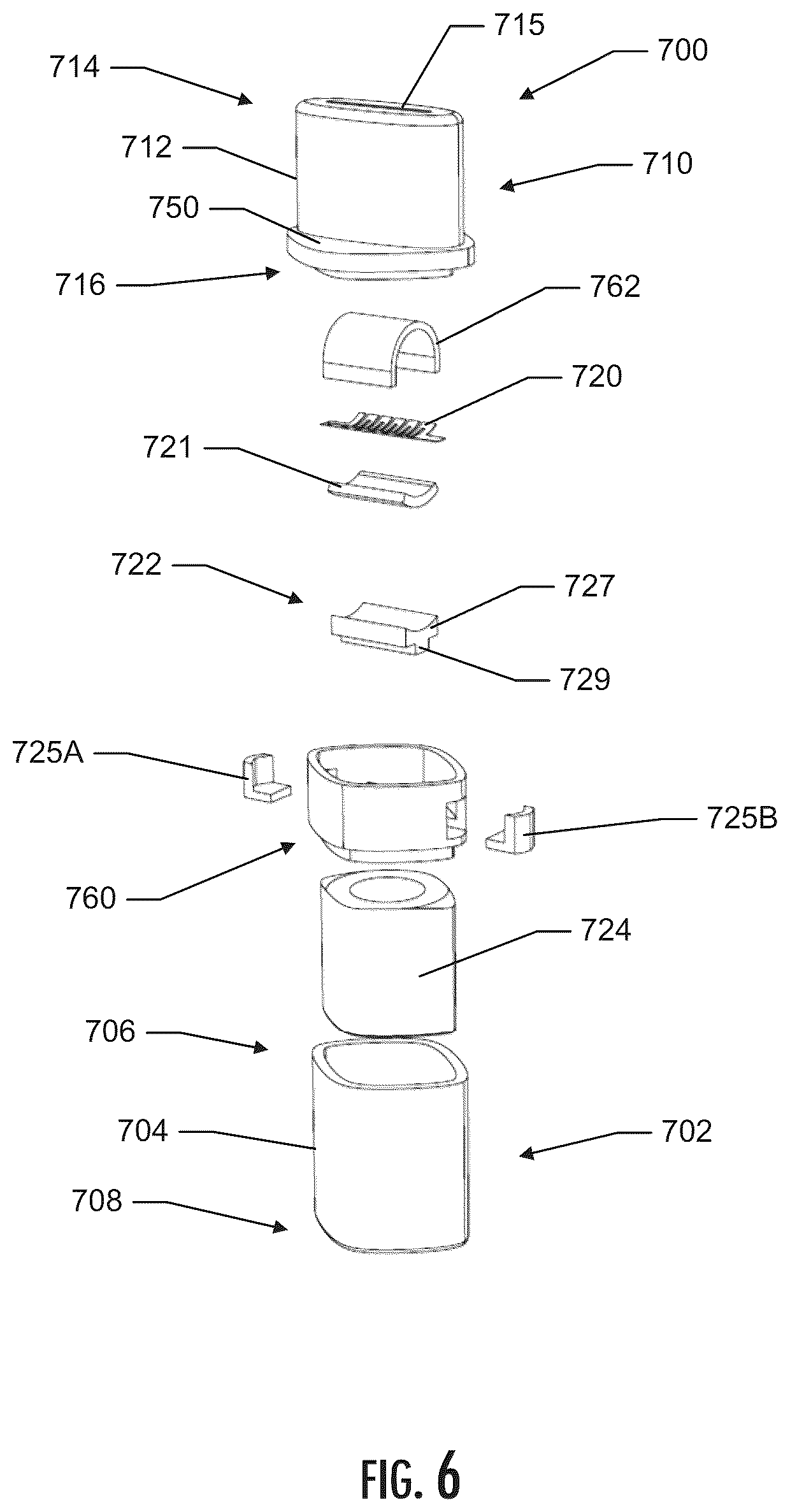 Patent US12342860 Figure 6 – Heater and liquid transport for an aerosol delivery system