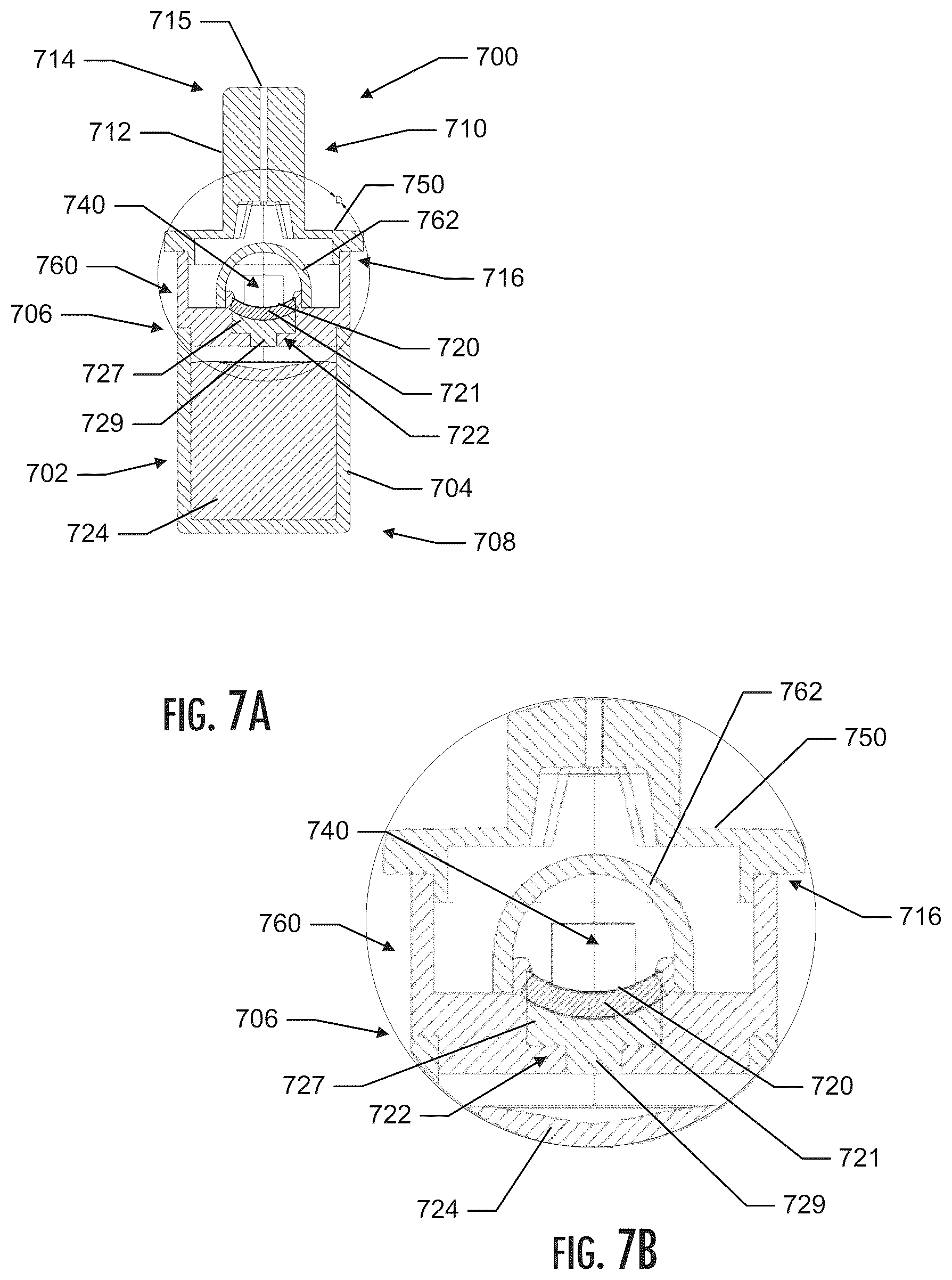 Patent US12342860 Figure 7 – Heater and liquid transport for an aerosol delivery system