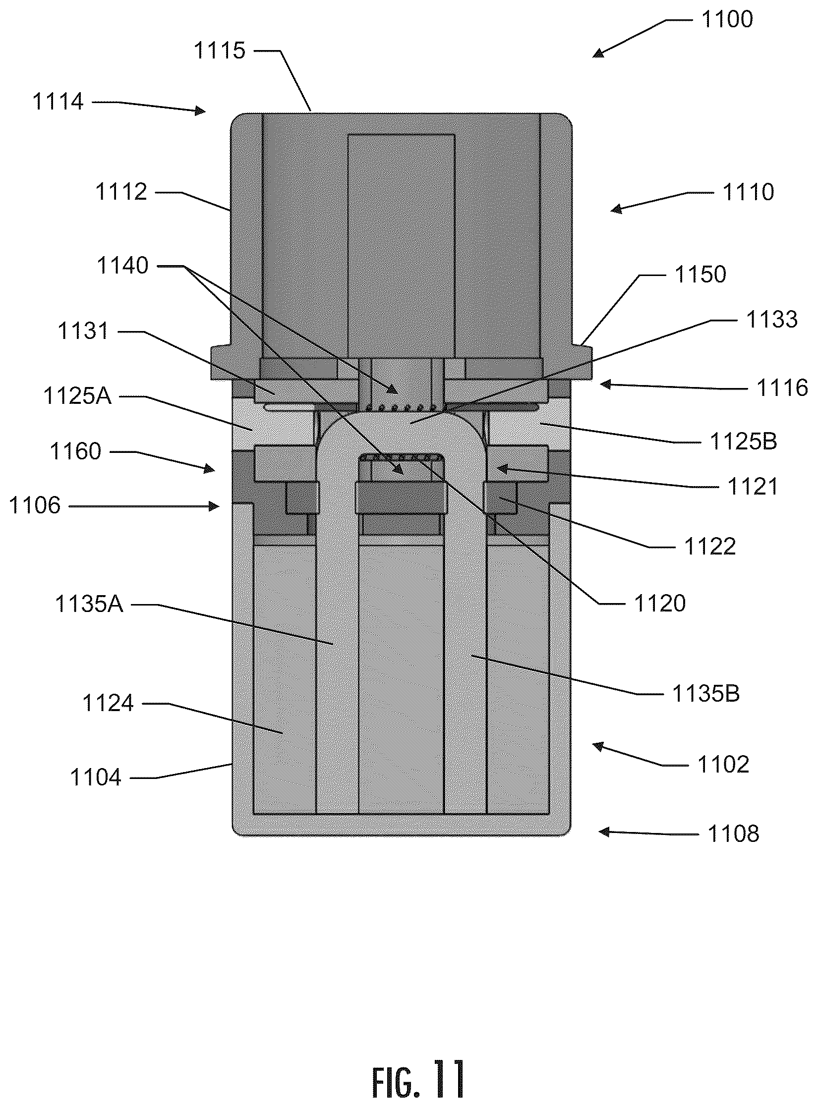 Patent US12342860 Figure 11 – Heater and liquid transport for an aerosol delivery system