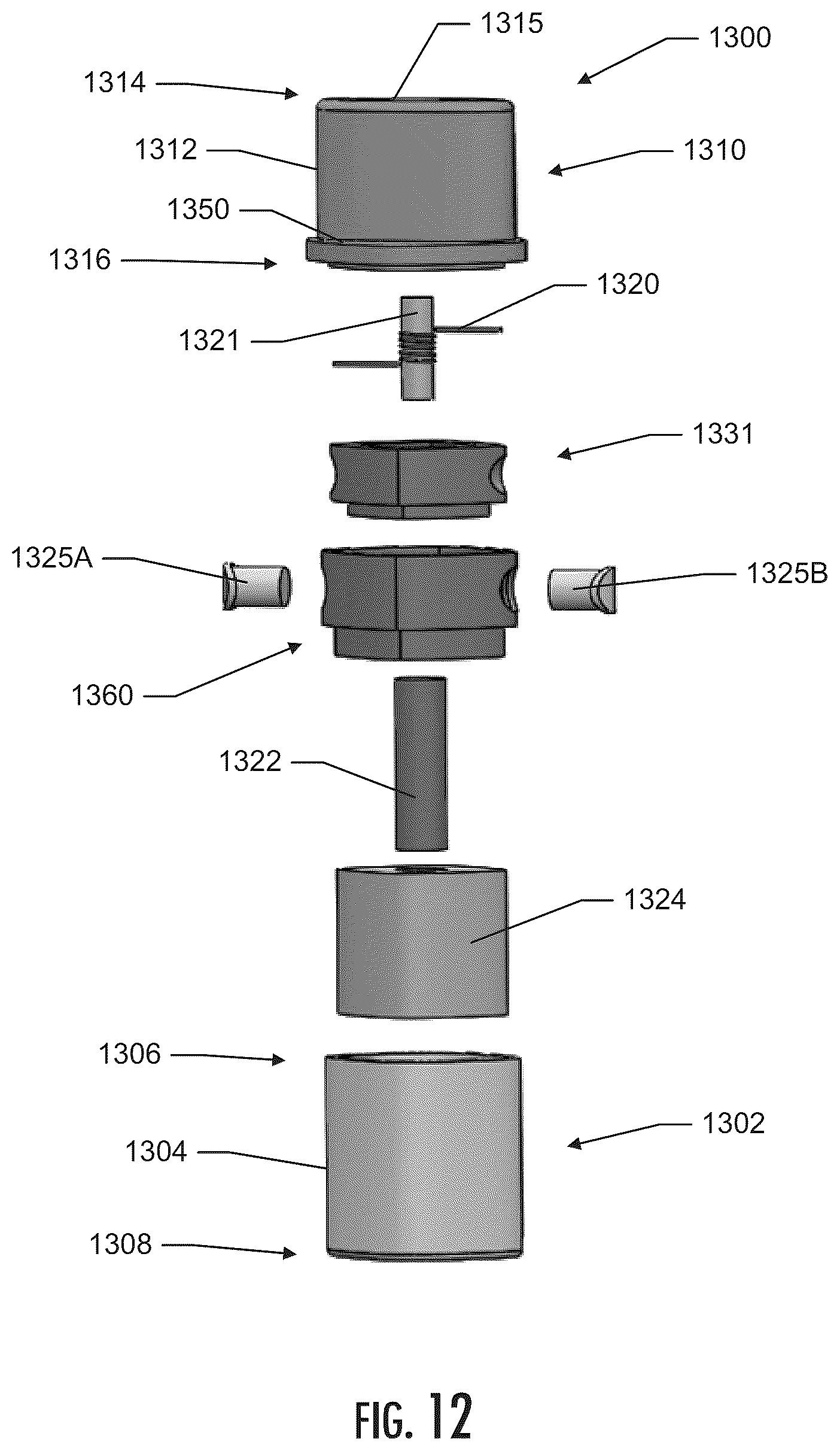 Patent US12342860 Figure 12 – Heater and liquid transport for an aerosol delivery system