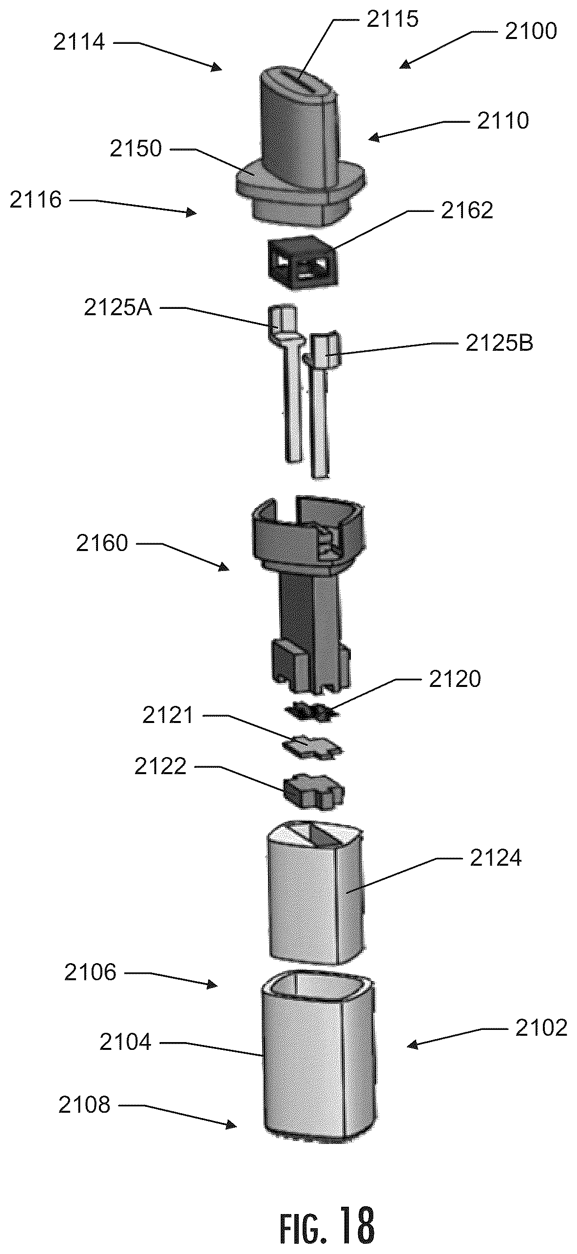 Patent US12342860 Figure 18 – Heater and liquid transport for an aerosol delivery system