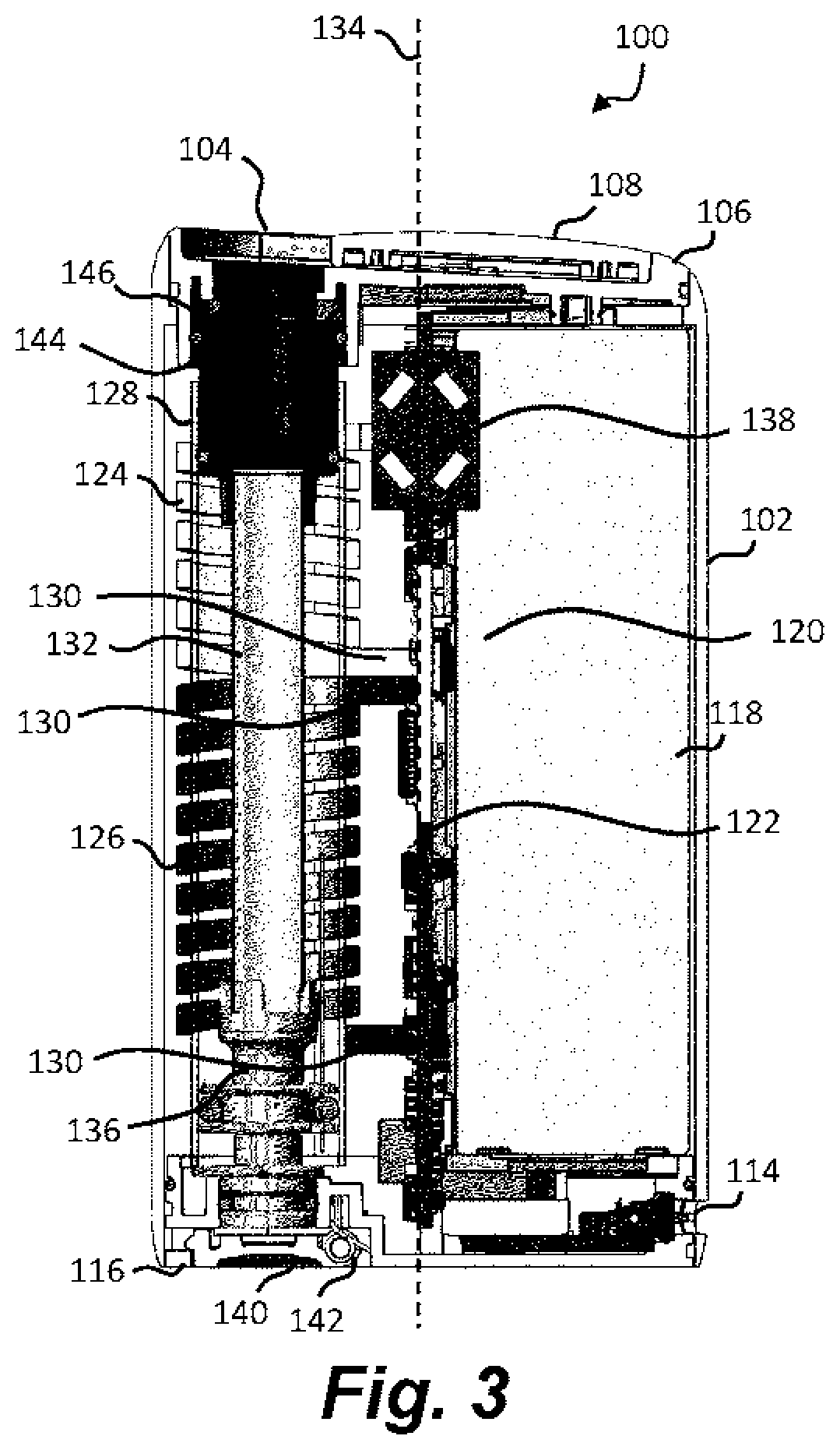 Patent US12342868 Figure 3 – Aerosol provision device