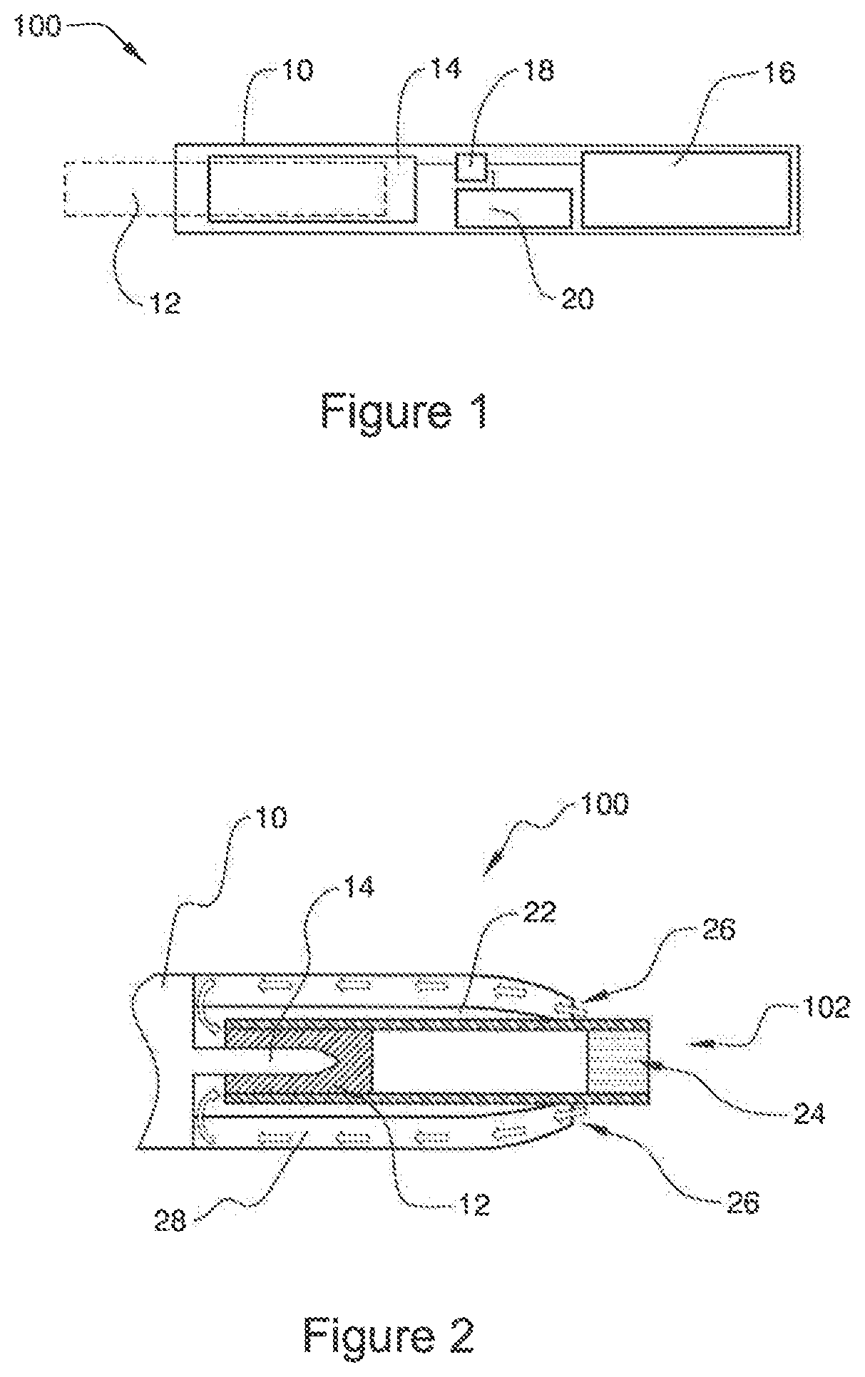 Patent US12342870 Figure 1 – Heated aerosol-generating device and method for generating aerosol with consistent properties