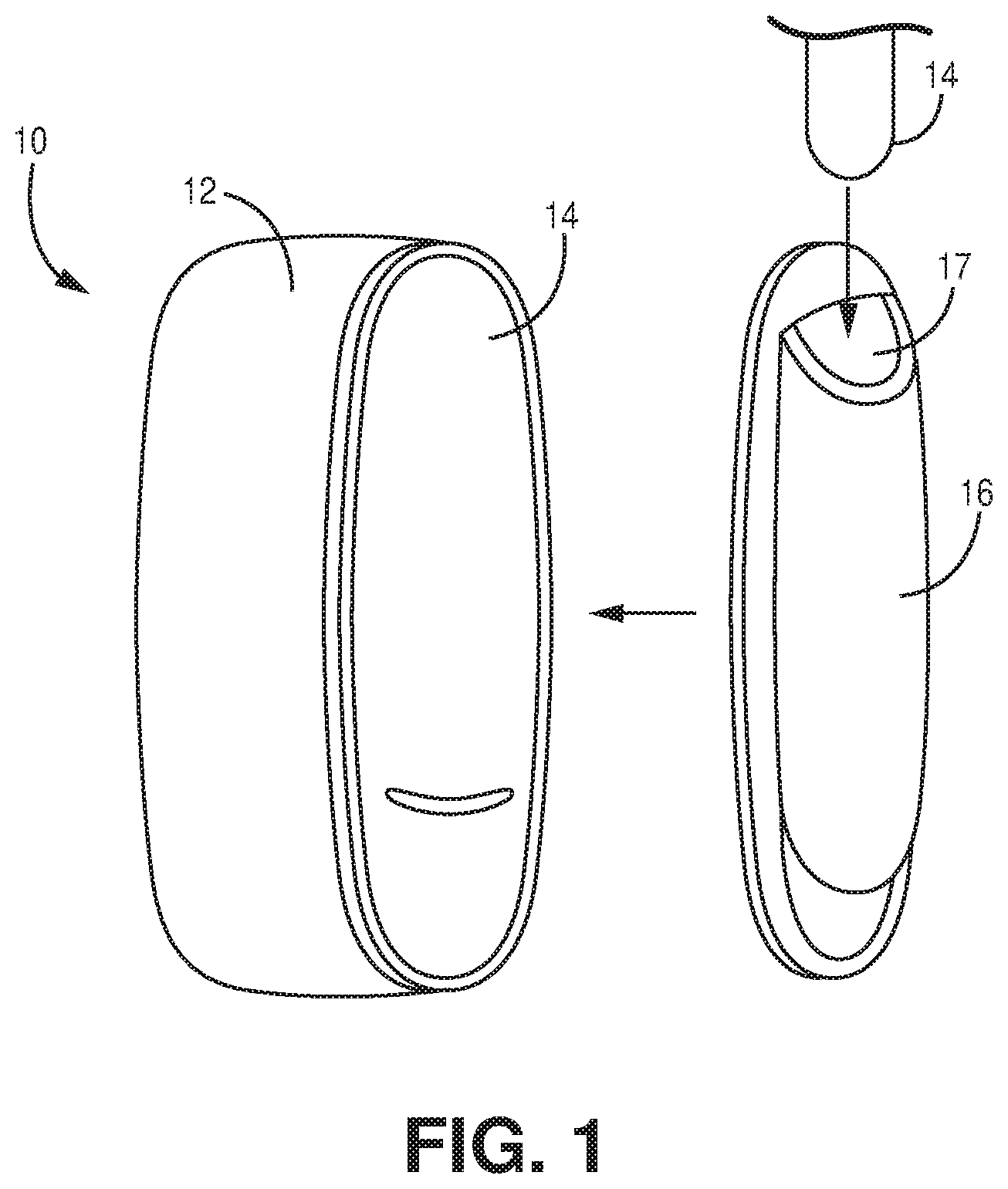Patent US12342871 Figure 1 – Charger door cover with extended features