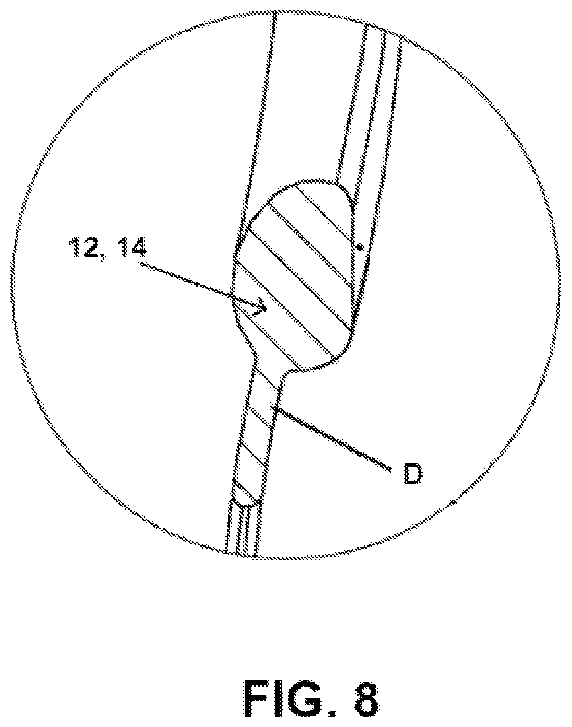 Patent US12342876 Figure 8 – Polymeric breast support structure