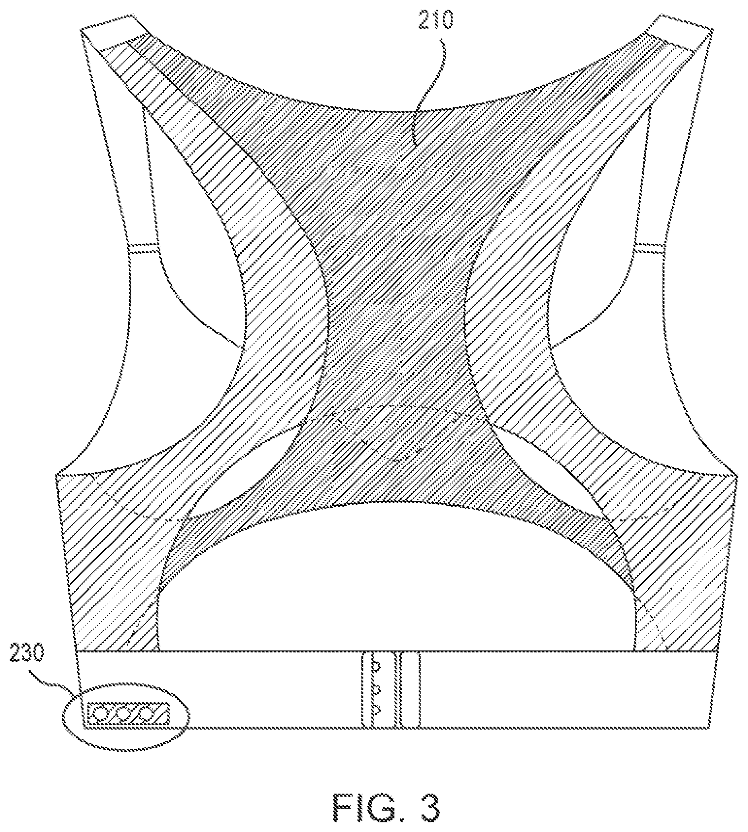 Patent US12342877 Figure 6 – Conductive band for biosensing garments