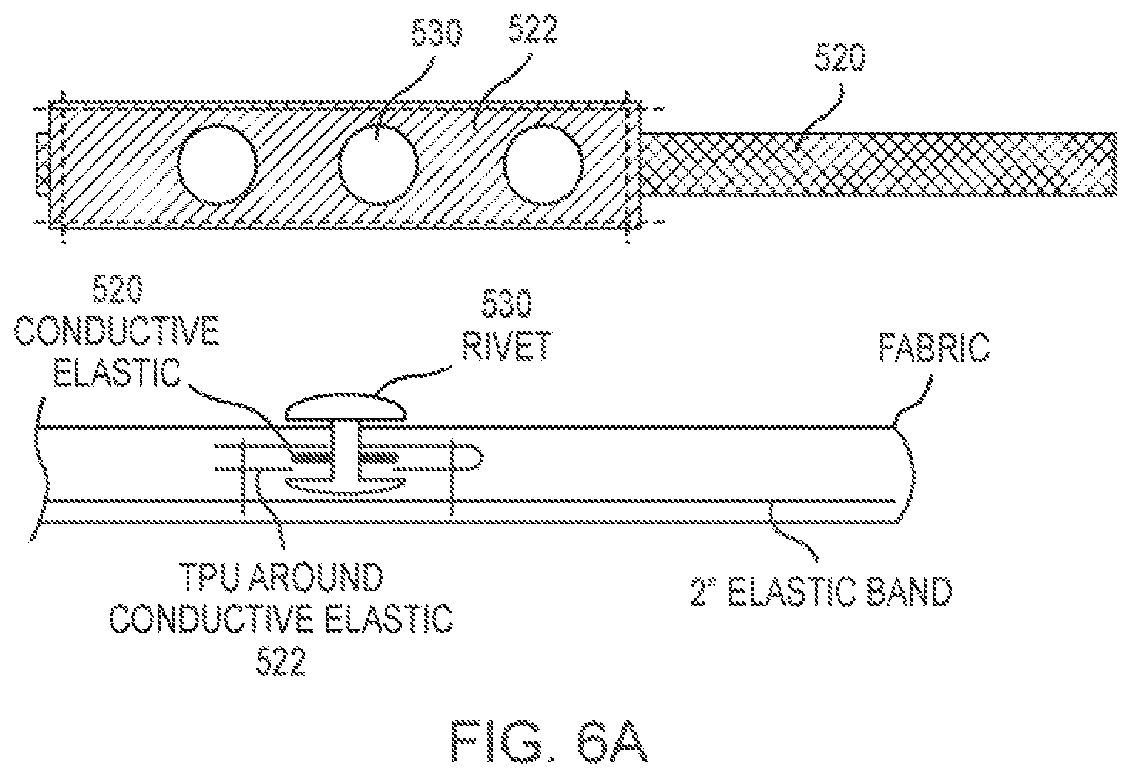 Patent US12342877 Figure 11 – Conductive band for biosensing garments