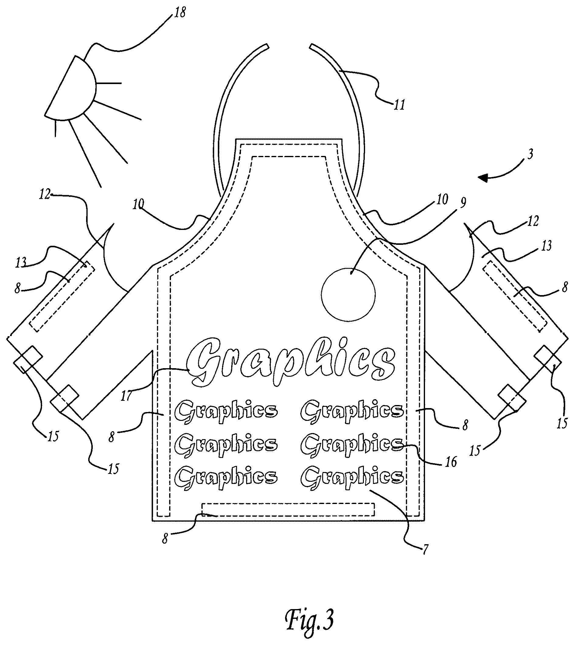 Patent US12342878 Figure 3 – Personal protector shield