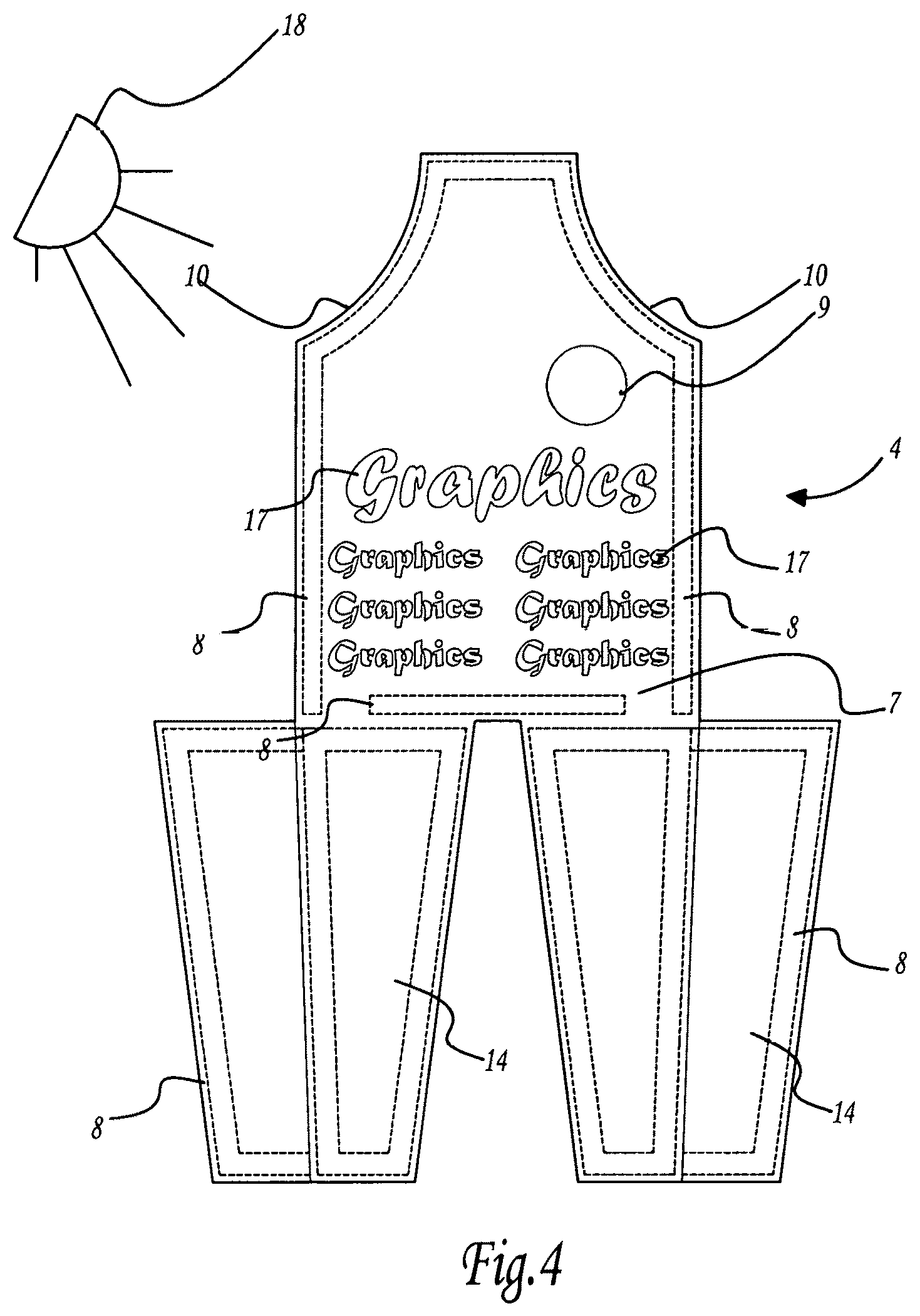 Patent US12342878 Figure 4 – Personal protector shield