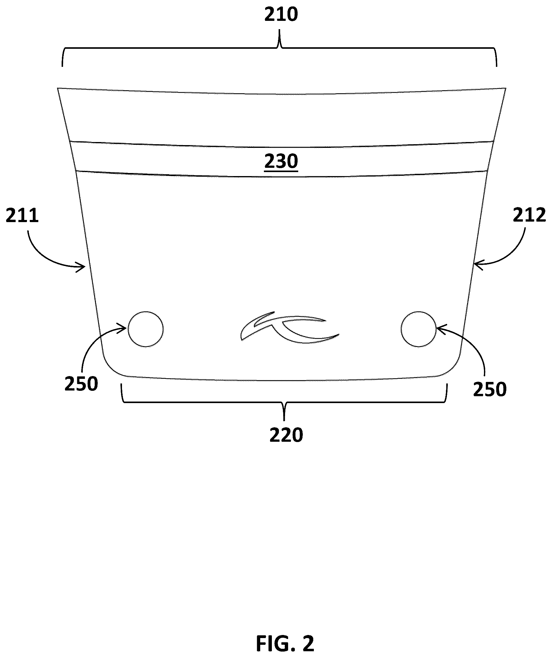 Patent US12342880 Figure 2 – Barrier layer for garments and articles