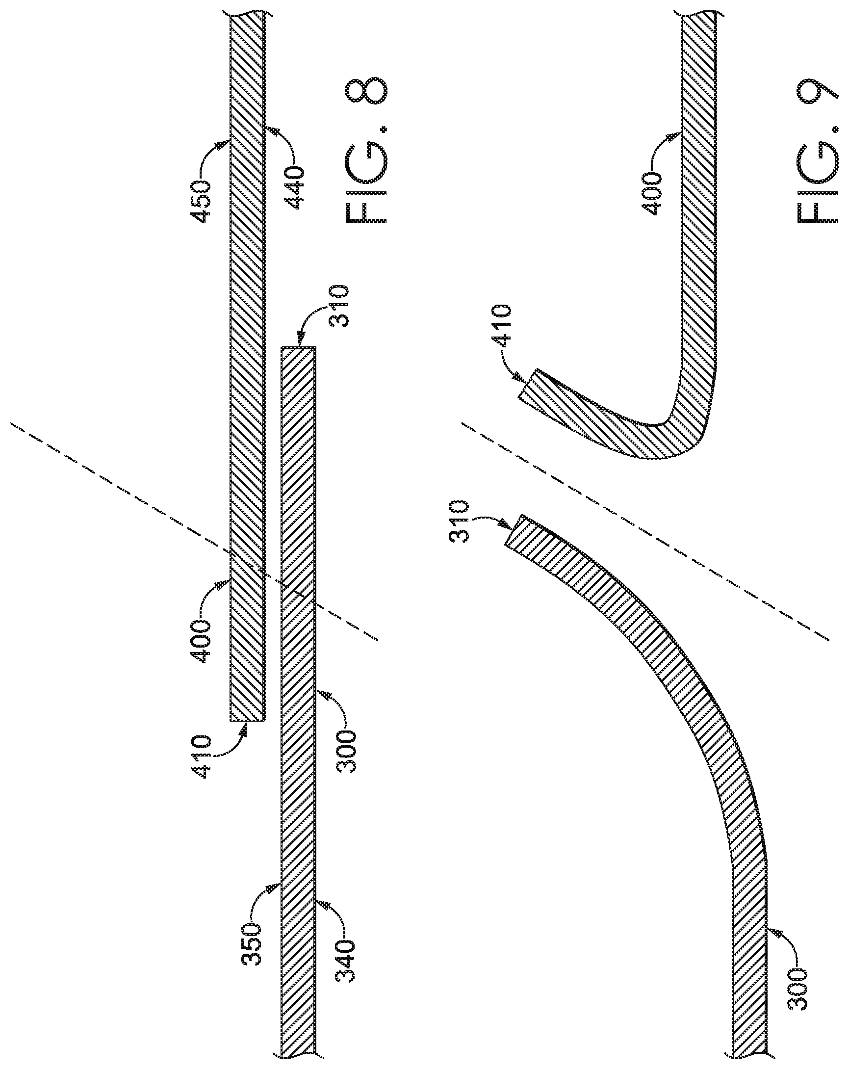 Patent US12342882 Figure 5 – Layered thumbhole structure